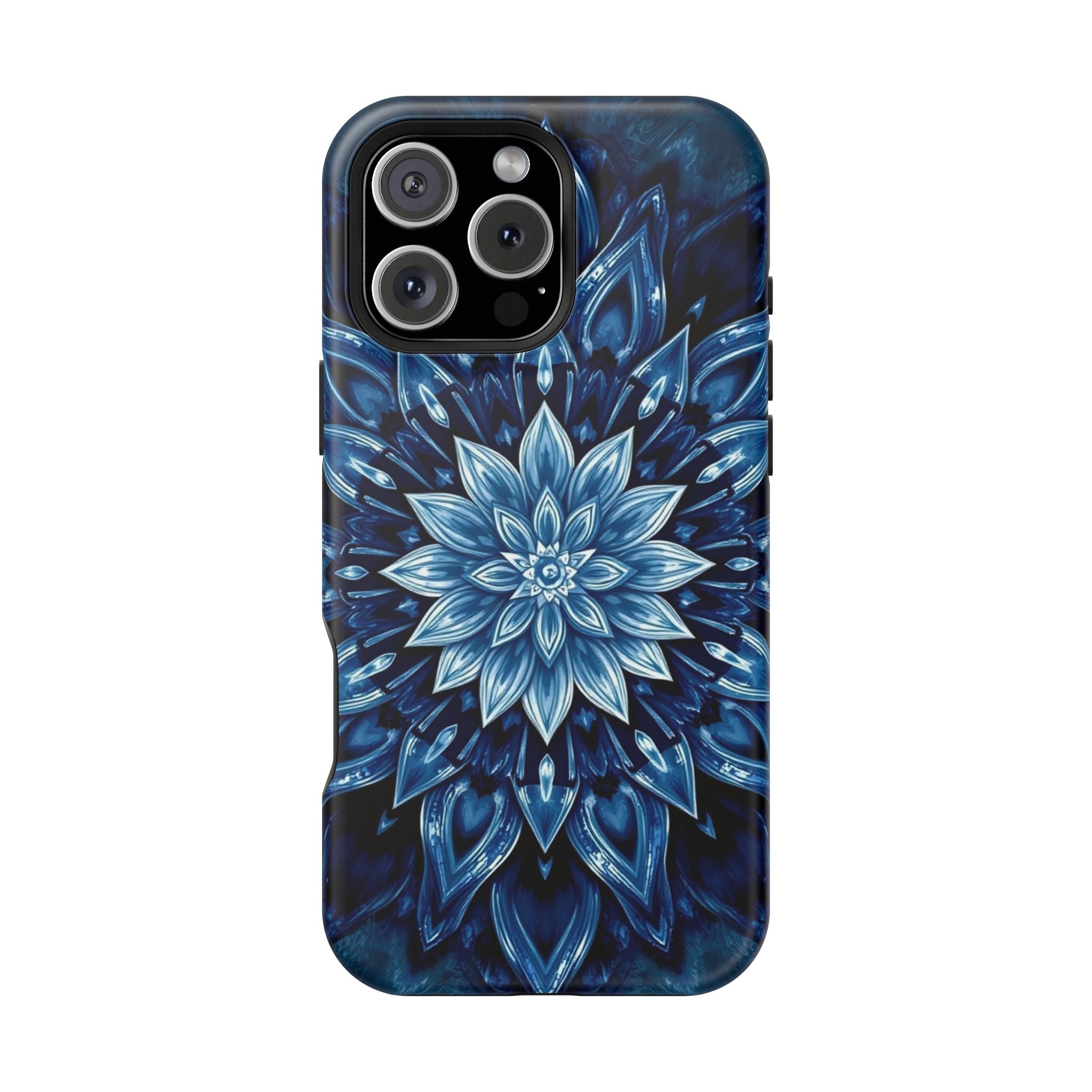 iPhone Floral Mandala Electric Art Bold Modern Everyday Snap Case · iPhone Case