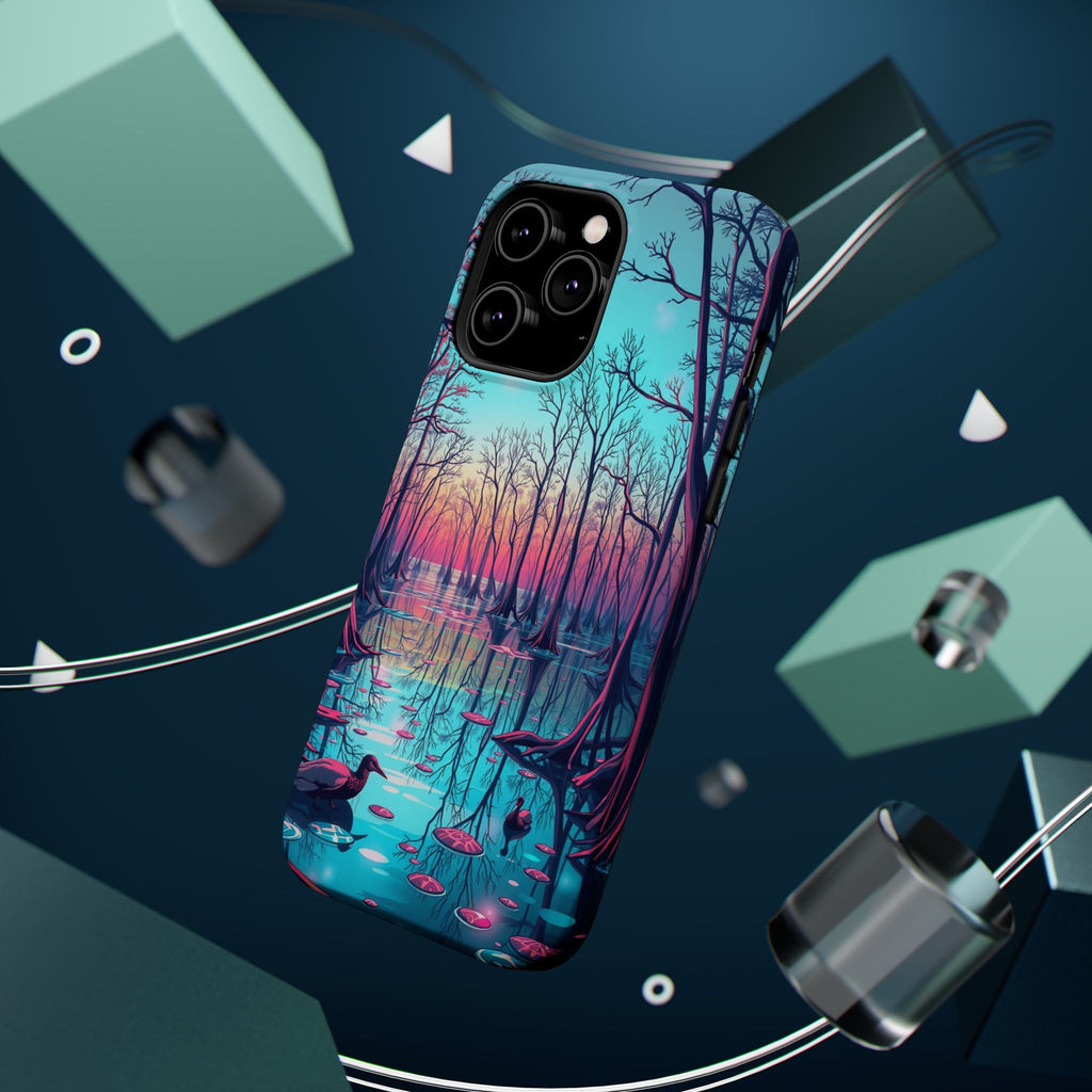 iPhone Cypress Swamp Holographic Iridescent Slim iPhone Everyday · iPhone Case
