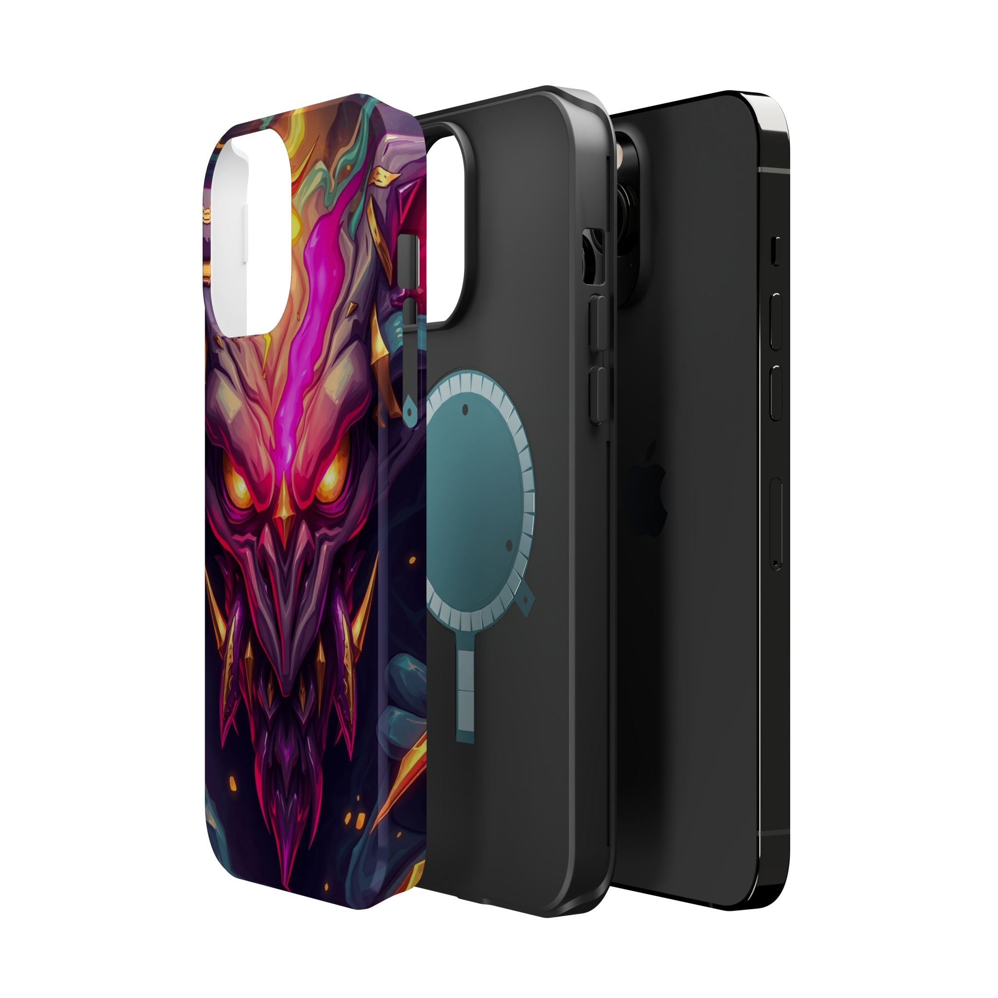 iPhone Chaos Goblin Energy Gold Foil Luxury Slim Everyday Designer Case · iPhone