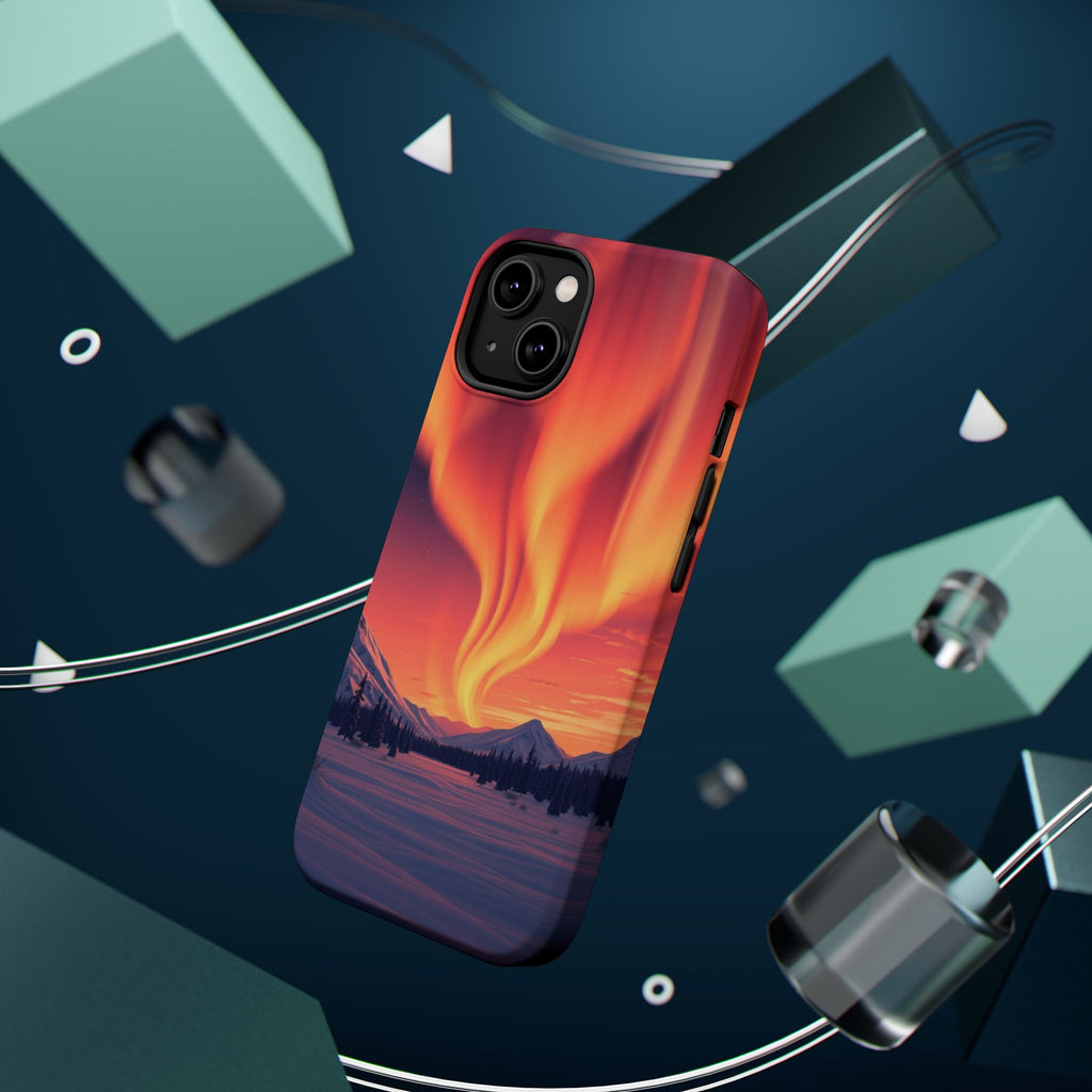 iPhone Sunset Amber And Peach Northern Lights Slim iPhone Everyday · iPhone Case
