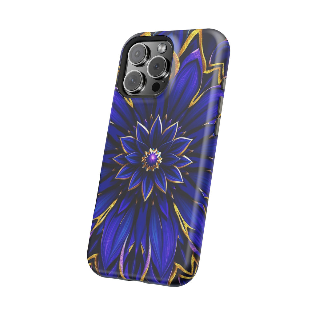 iPhone Floral Mandala Electric Art 14 Slim Everyday Designer Case · iPhone Case