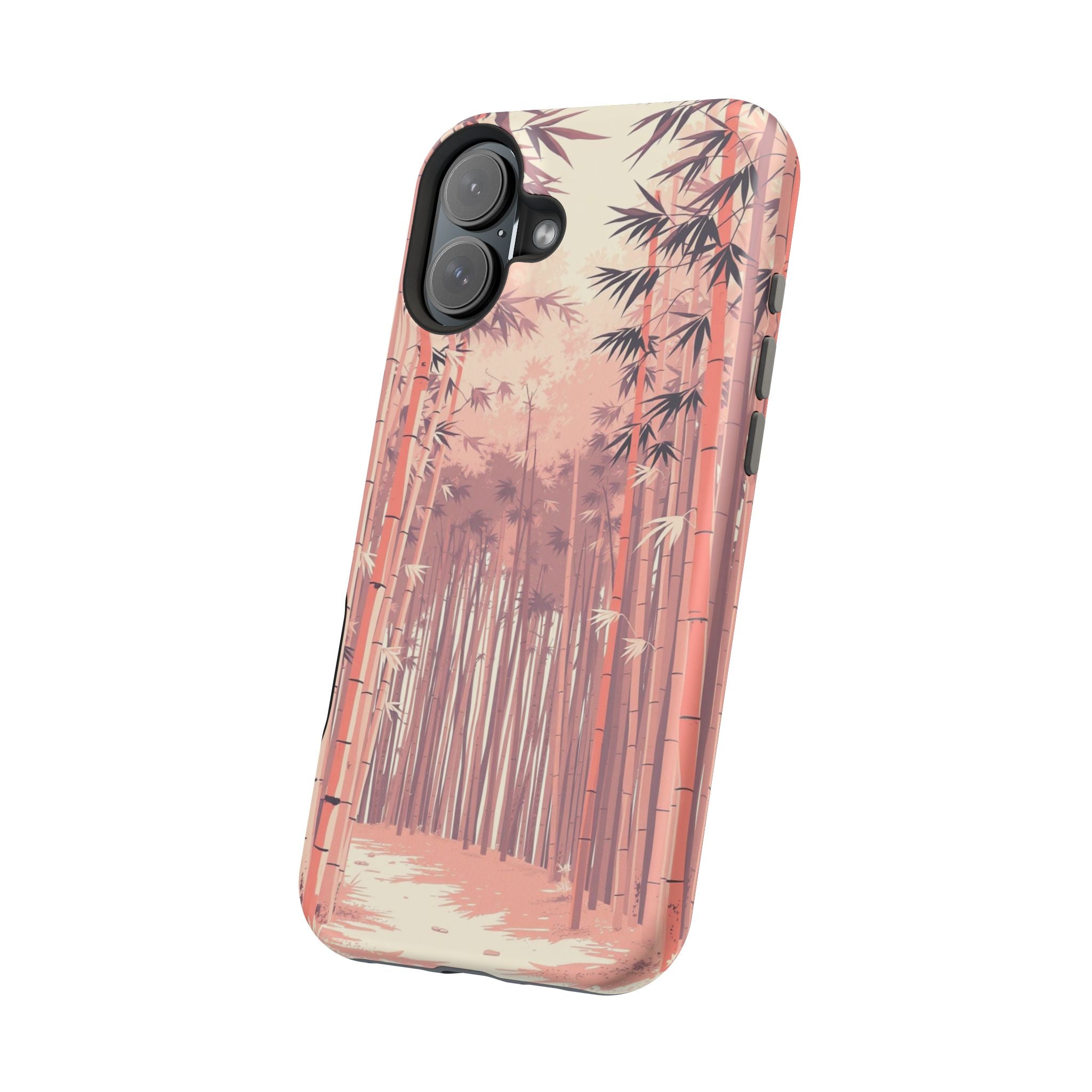 iPhone Rose Pink And Cream Bamboo Grove Slim Everyday iPhone 19 · iPhone Case