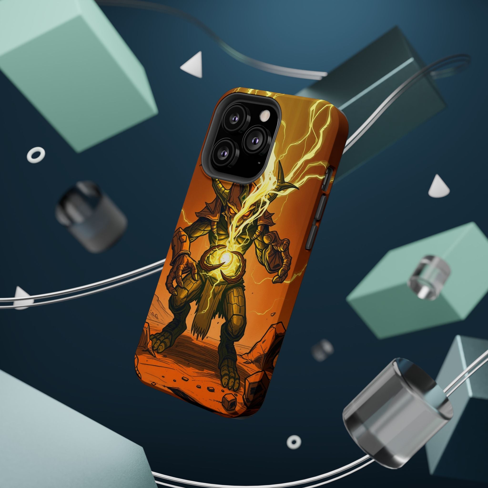 iPhone Burnt Orange And Sand Chaos Goblin Energy Clean Minimal Snap Case · iPhon