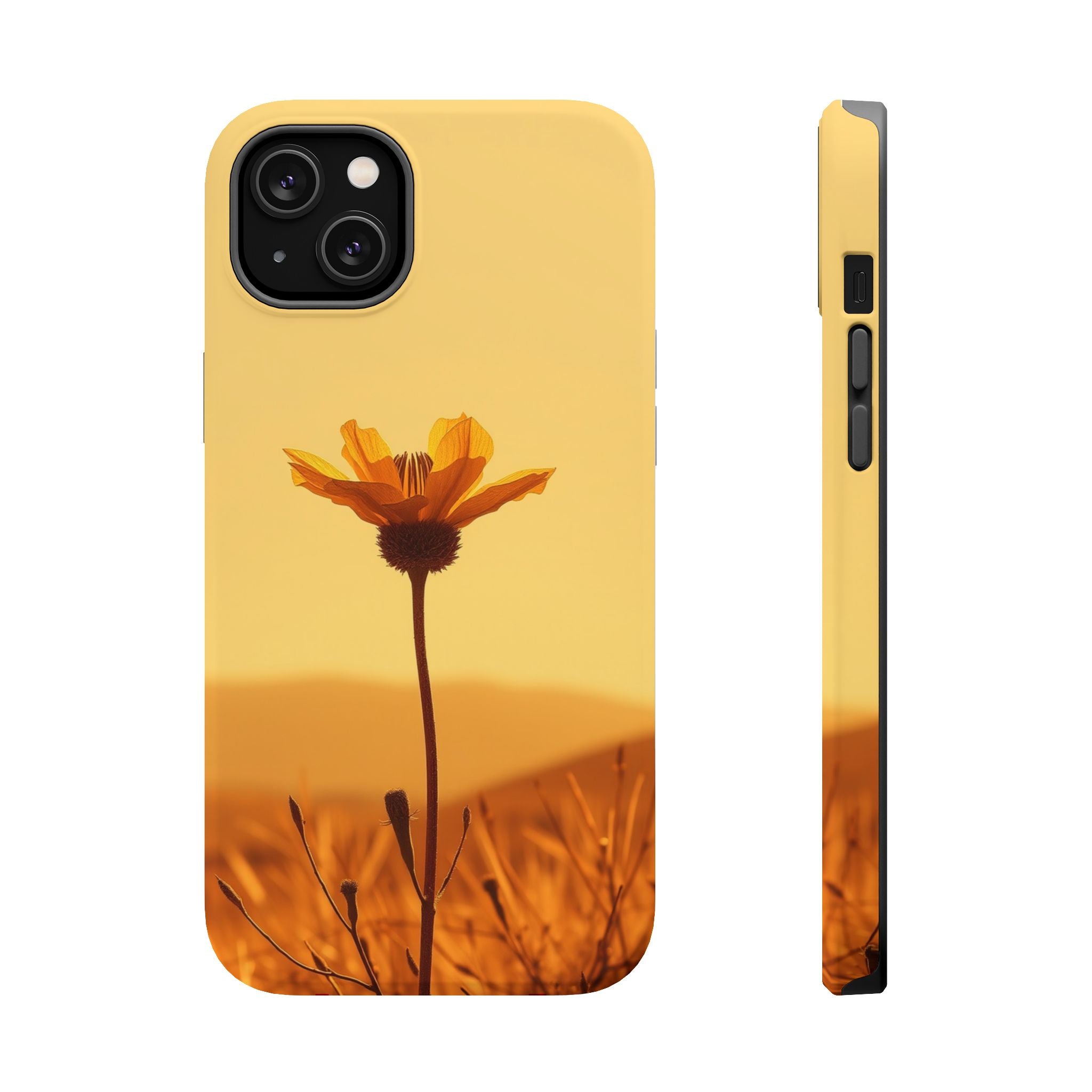iPhone Desert Flower Cinematic Art Bold Modern Everyday Snap Case · iPhone Case