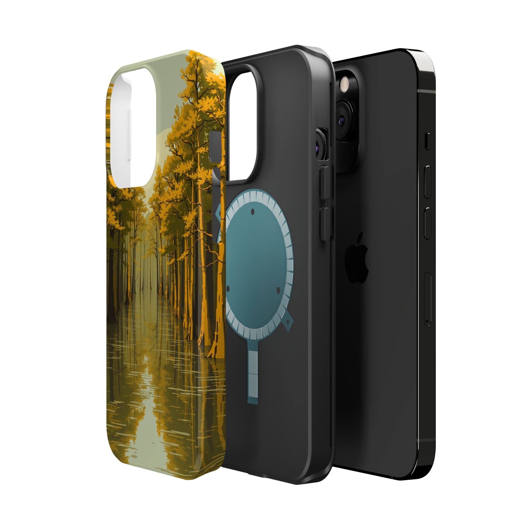 iPhone Cypress Swamp Enchanted Art Bold Modern Everyday Snap Case · iPhone Case
