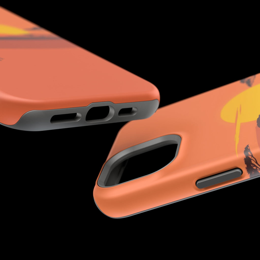 iPhone Sunset Amber And Peach Savanna Horizon Slim iPhone Everyday · iPhone Case