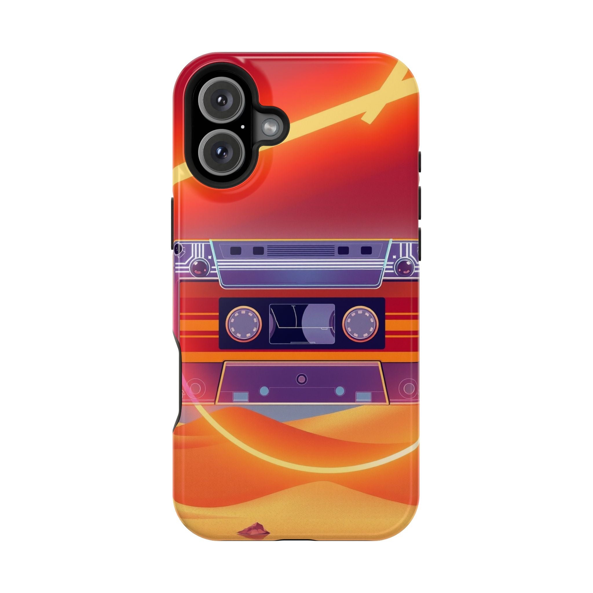 iPhone Cassette Tape Rewind Bold Art Slim Everyday Designer Case · iPhone Case