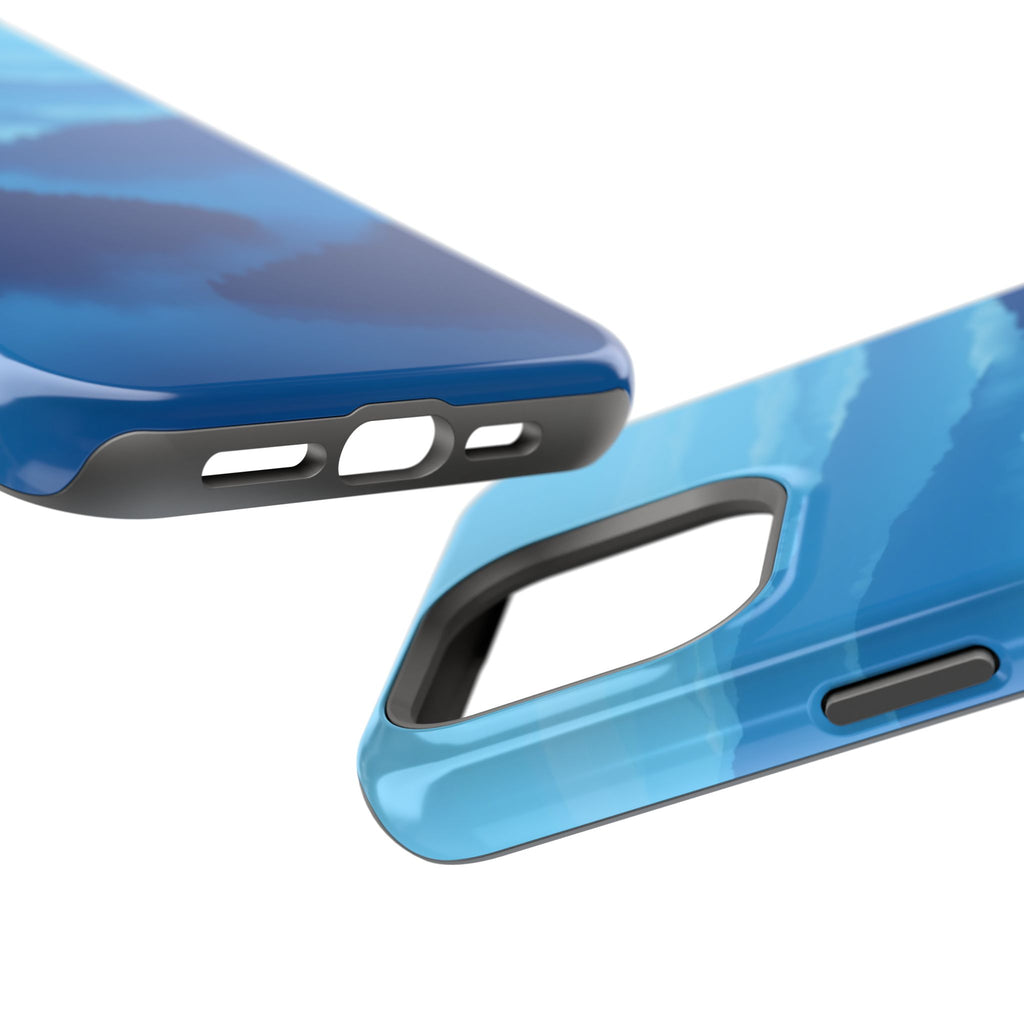 iPhone Fog Rolling Over Hills Pixel Art -Bit Slim iPhone Everyday · iPhone Case