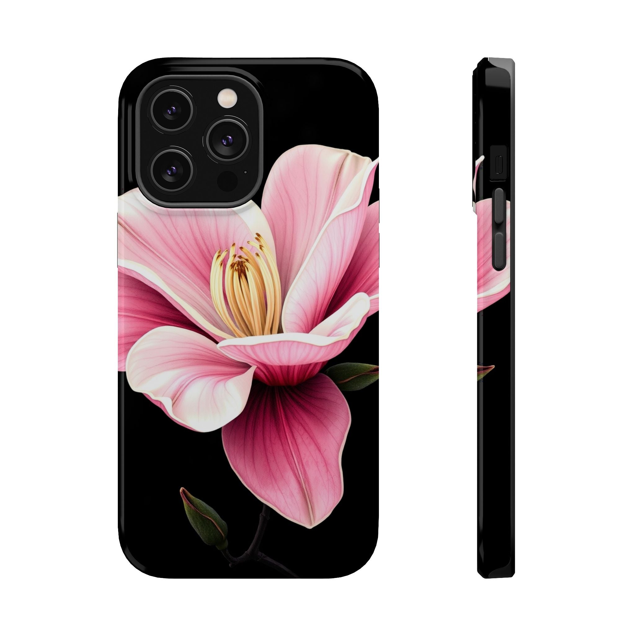 iPhone Magnolia Dream Dark Gothic Ink Slim Everyday Designer Case · iPhone Case