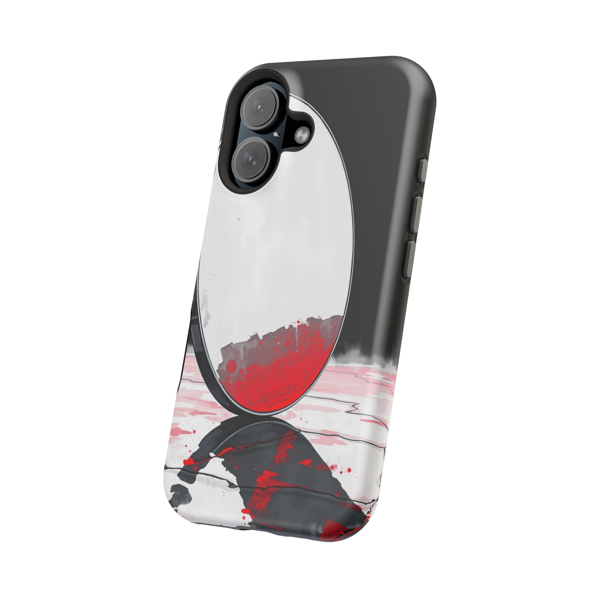 iPhone Earthy Salt Flat Mirror Design Slim Everyday Designer Case · iPhone Case