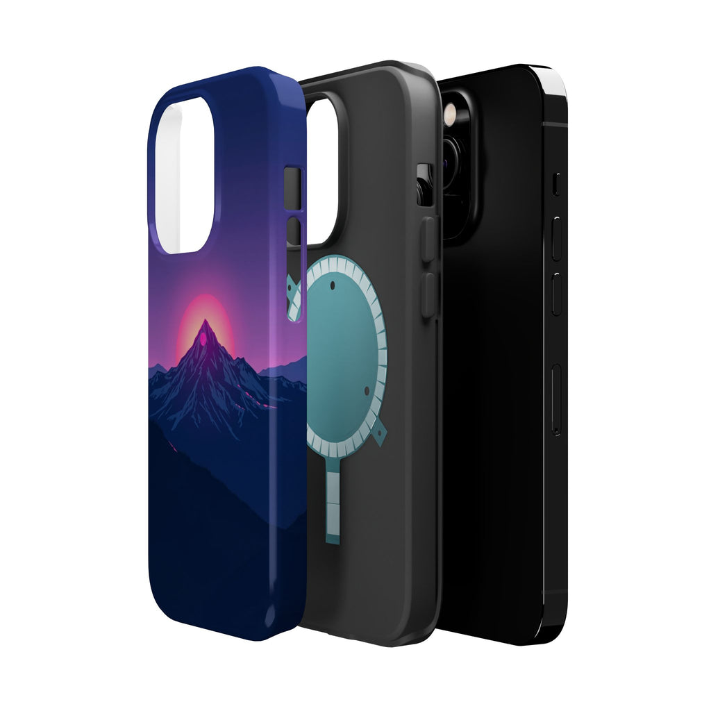 iPhone Mountain at Sunrise Electric Art Slim Everyday iPhone 15 · iPhone Case