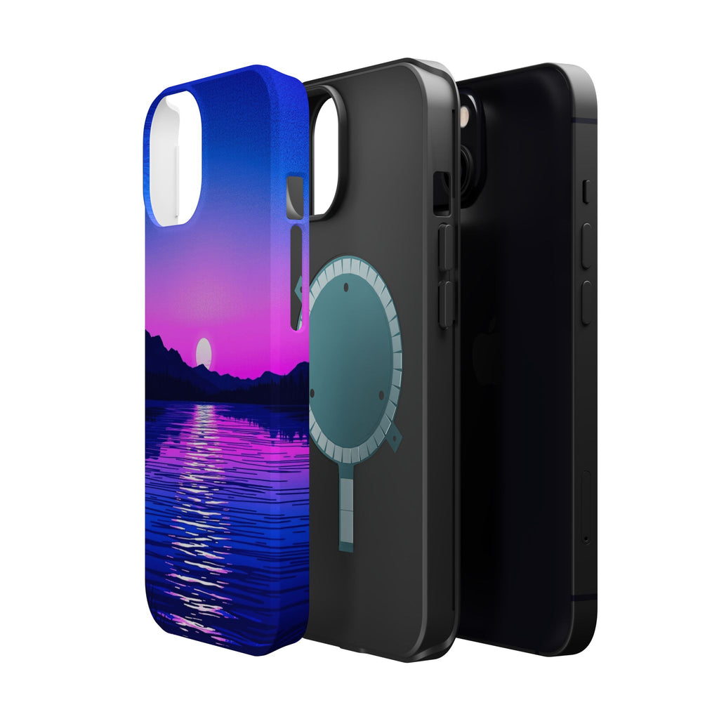 iPhone Indigo And Violet Lake at Twilight Slim iPhone Everyday Designer · iPhone
