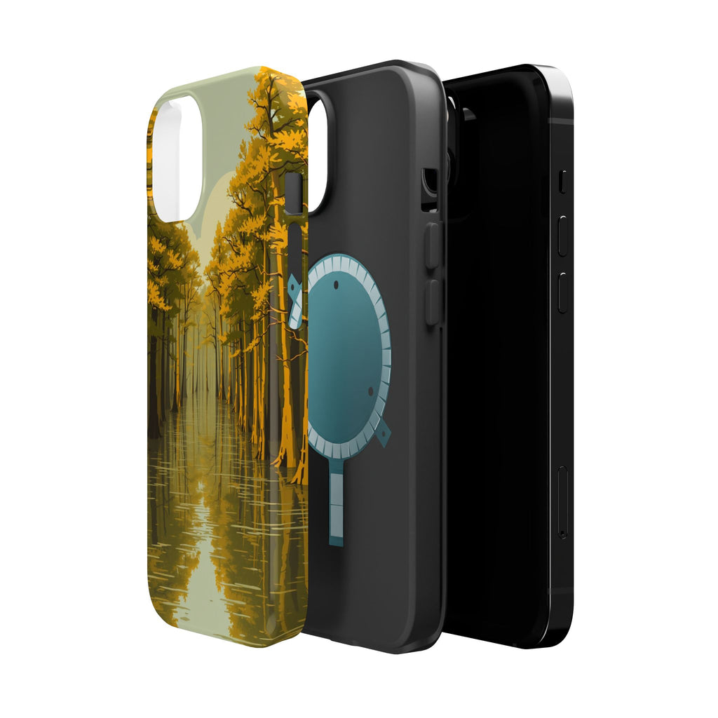 iPhone Cypress Swamp Enchanted Art Bold Modern Everyday Snap Case · iPhone Case