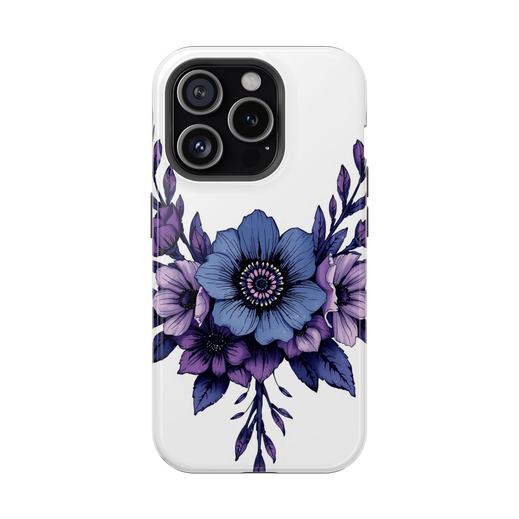 iPhone Floral Crown Grunge Distressed Slim Everyday Designer Case · iPhone Case