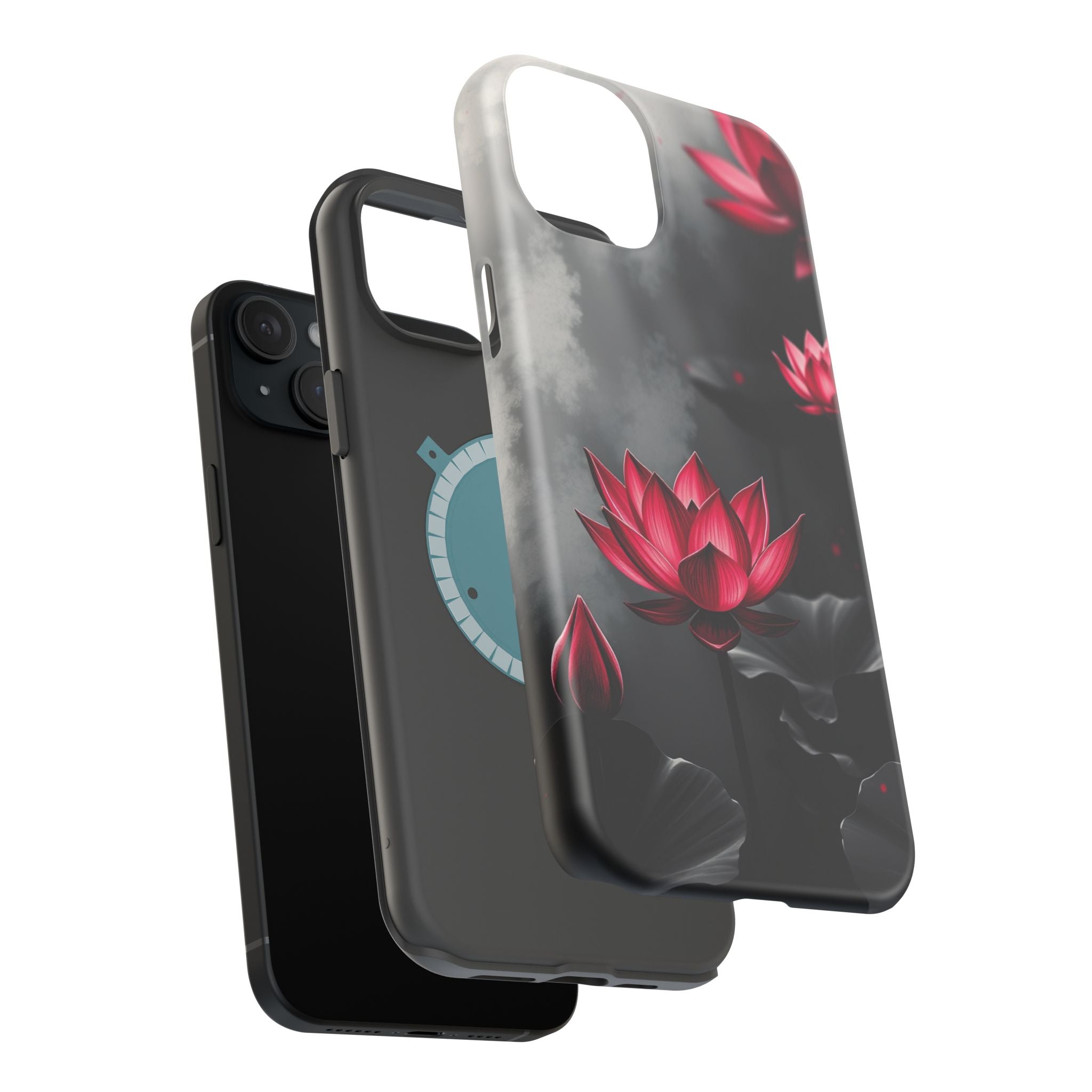 iPhone Lotus Pond Mystic Art 15 Slim Everyday Designer Case · iPhone Case