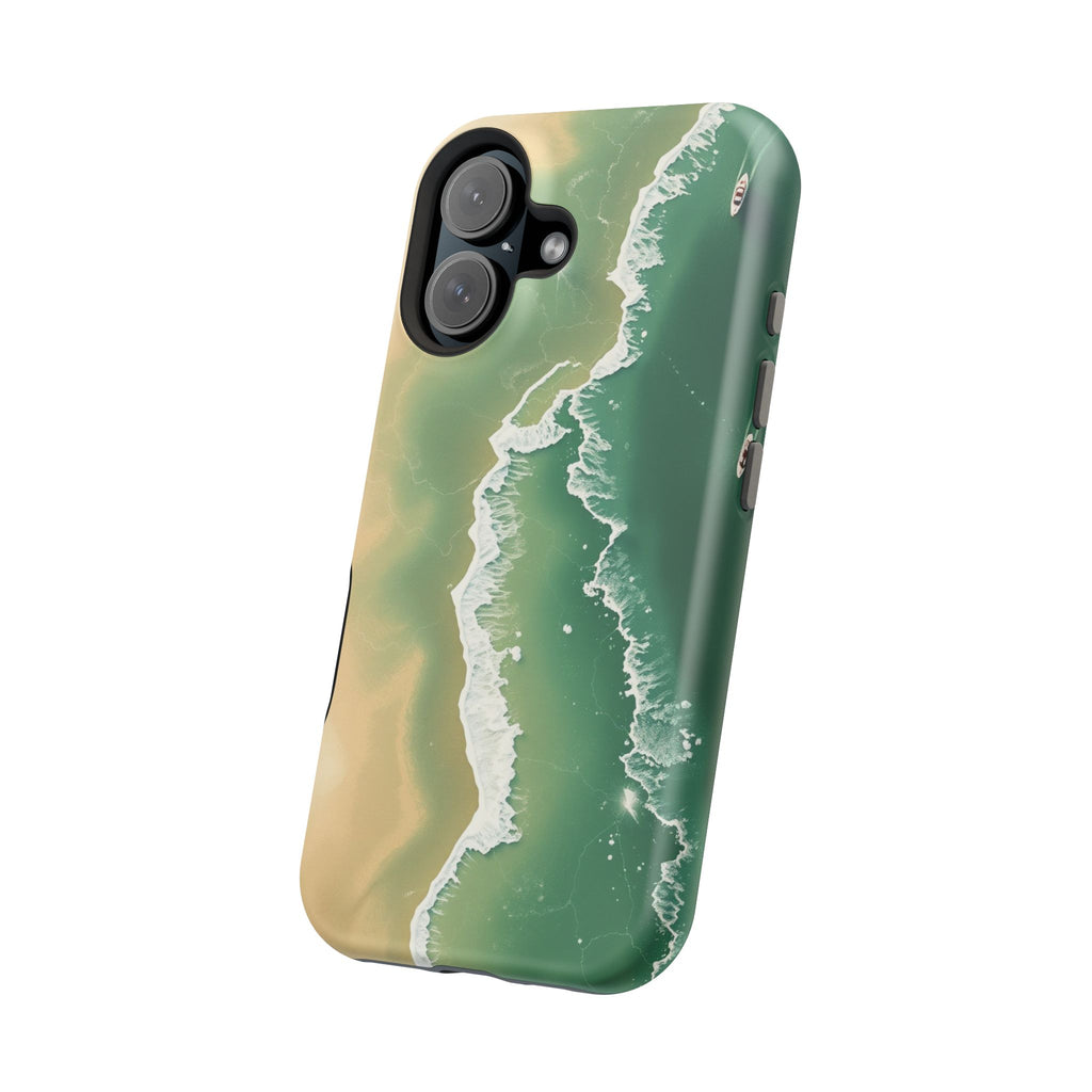 iPhone Shoreline Aerial Bold Art Bold Modern Everyday Snap Case · iPhone Case