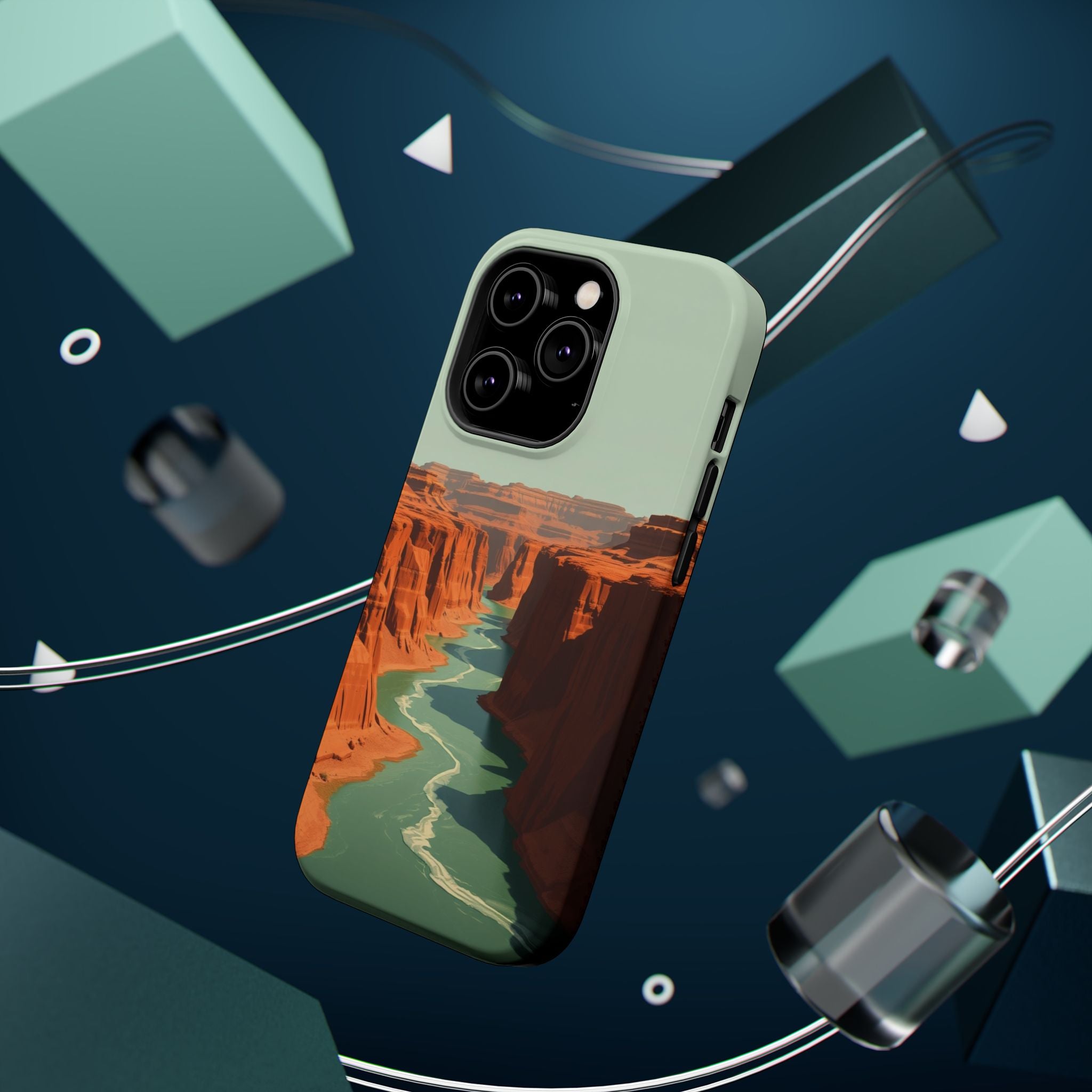 iPhone Burnt Orange And Sand River Canyon Slim iPhone Everyday Designer · iPhone