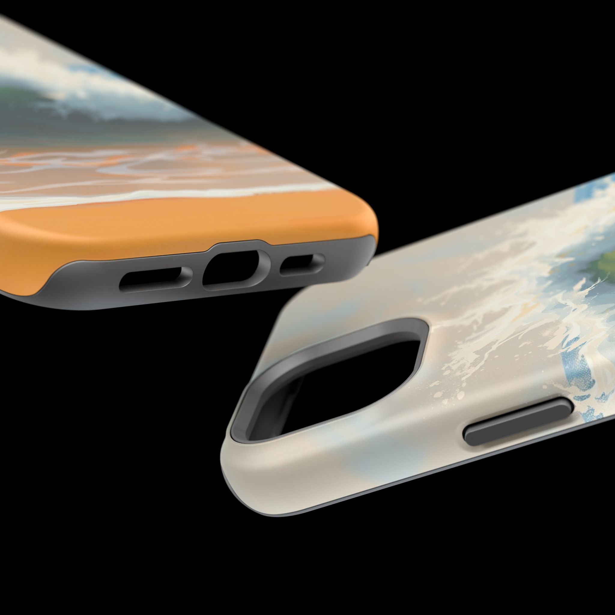 iPhone Radiant Ocean Wave Crash Design Slim Everyday Designer Case · iPhone Case