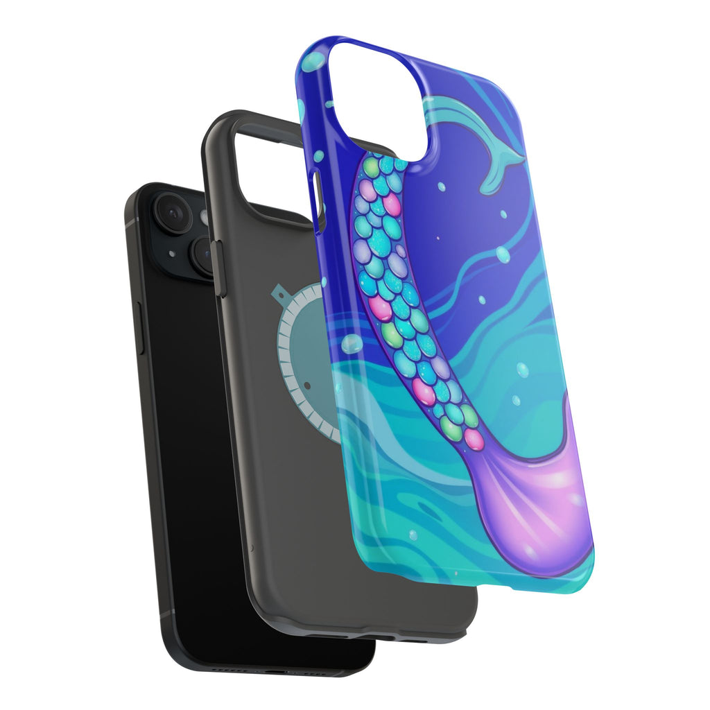 iPhone Mermaid Tail Swirl Kids Fun iPhone Phone Case Gift Artistic · iPhone Case