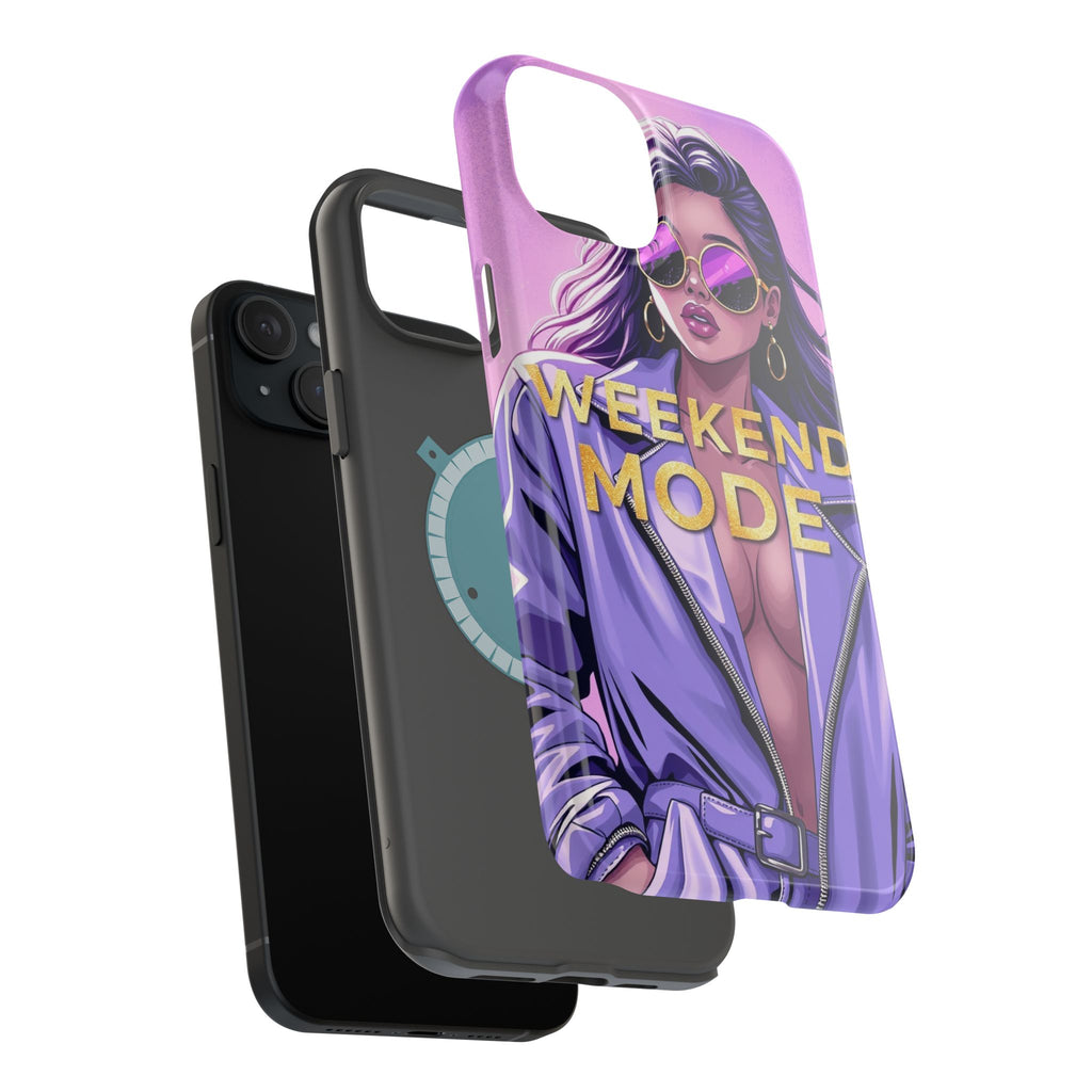 iPhone Lavender And Pearl Weekend Mode On Slim Everyday Designer Case · iPhone C