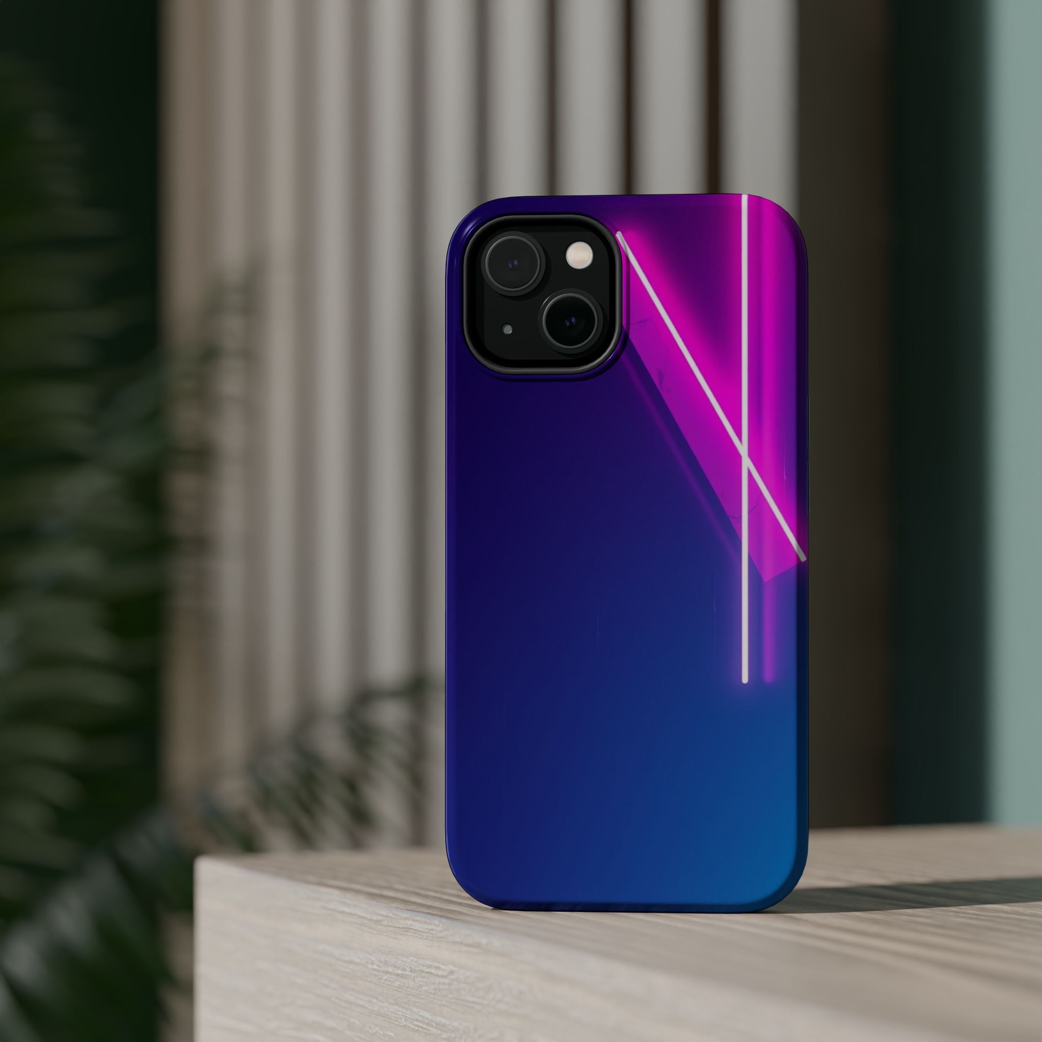 iPhone 1990s Geometric Neon Electric Art Slim Everyday Designer Case · iPhone Ca