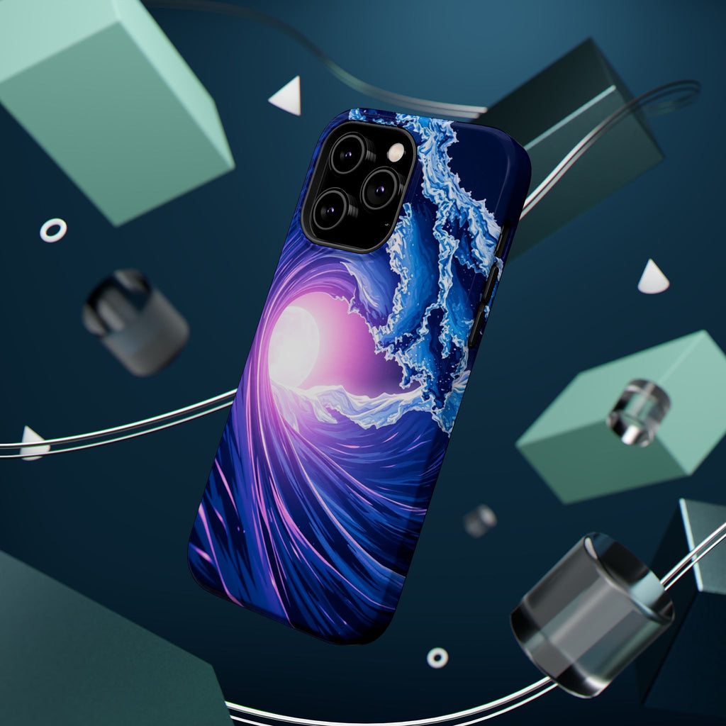 iPhone Holographic Wave Cinematic Art Slim Everyday Designer Case · iPhone Case