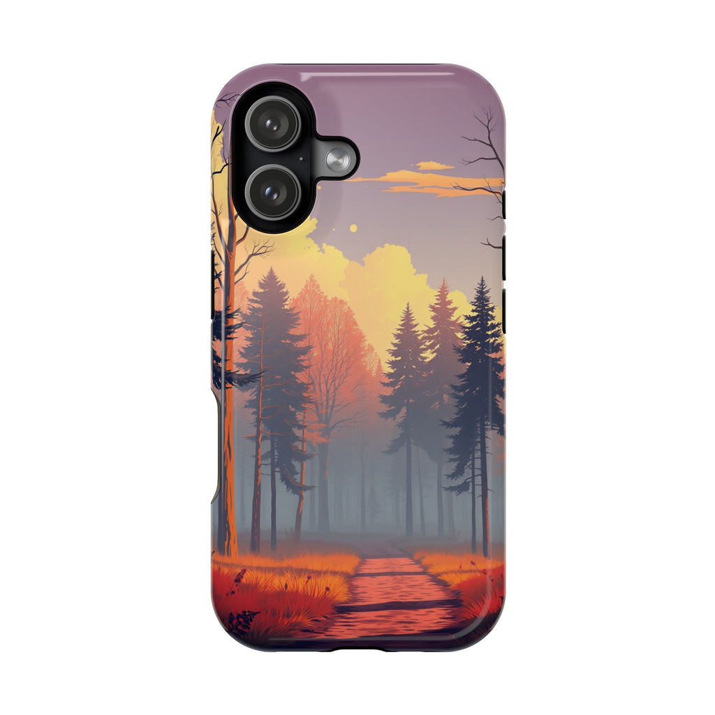 iPhone Vibrant Misty Forest Path Design Slim Everyday iPhone Designer · iPhone C
