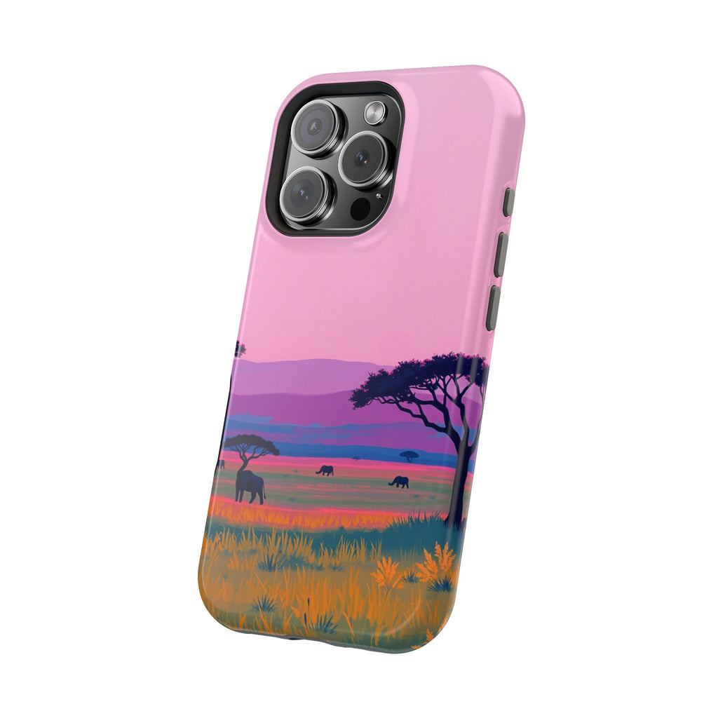 iPhone Savanna Horizon Electric Art Slim Everyday Designer Case · iPhone Case