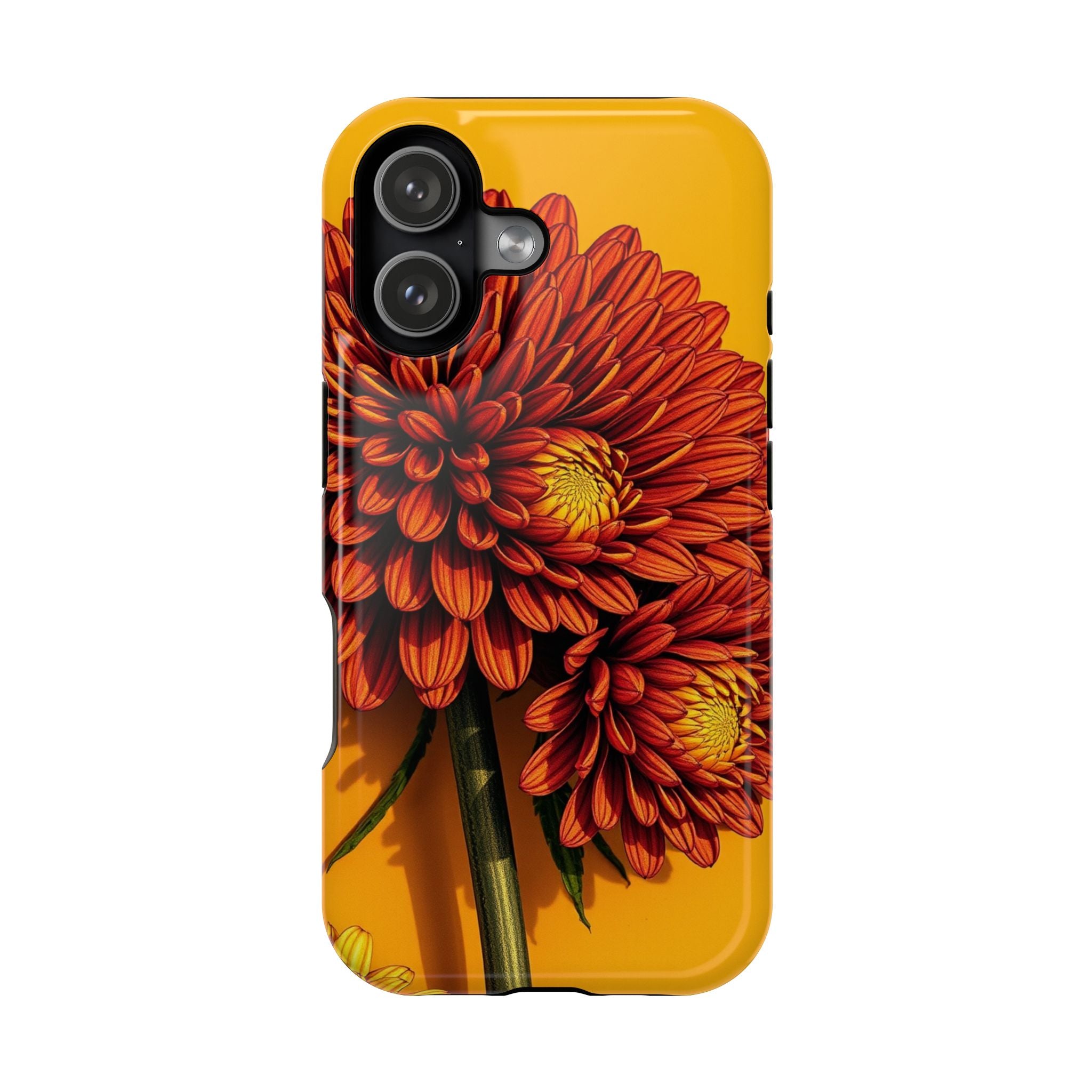 iPhone Mustard And Rust Ranunculus Stack Slim Everyday iPhone 14 · iPhone Case