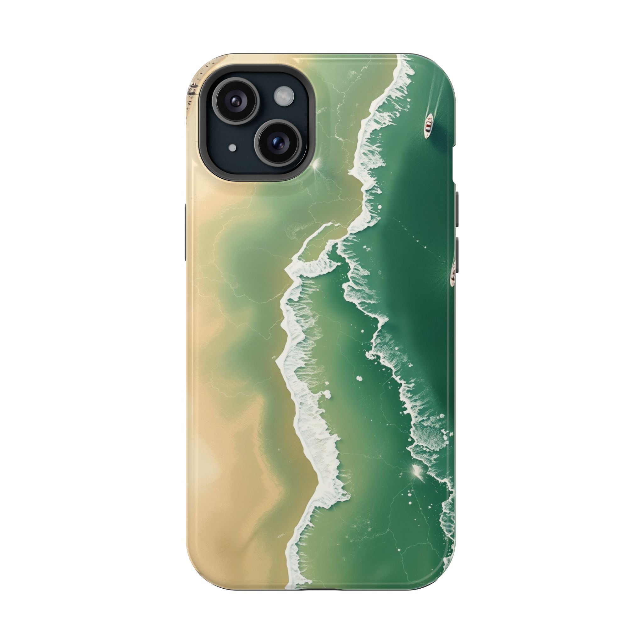 iPhone Shoreline Aerial Bold Art Bold Modern Everyday Snap Case · iPhone Case