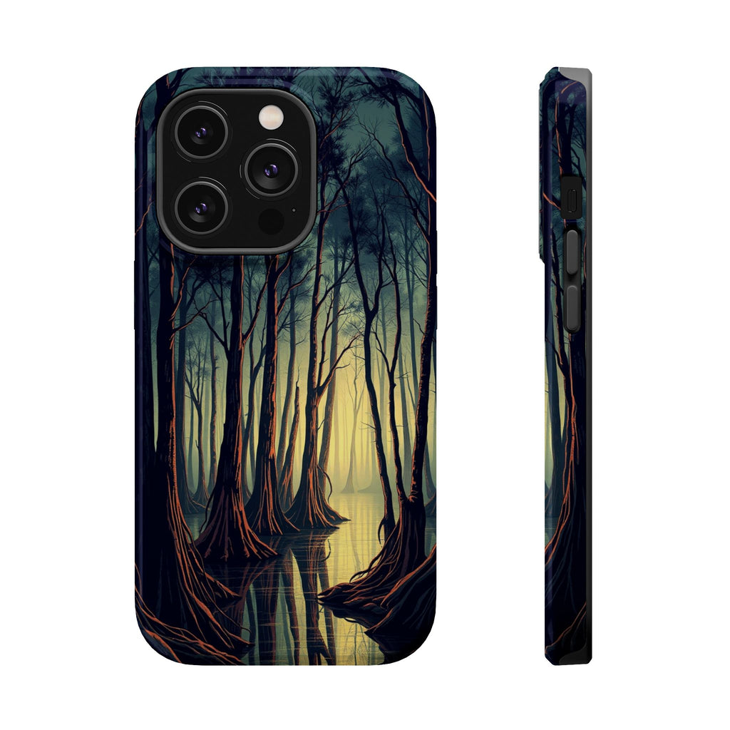 iPhone Cypress Swamp Cinematic Art Bold Modern Everyday Snap Case · iPhone Case