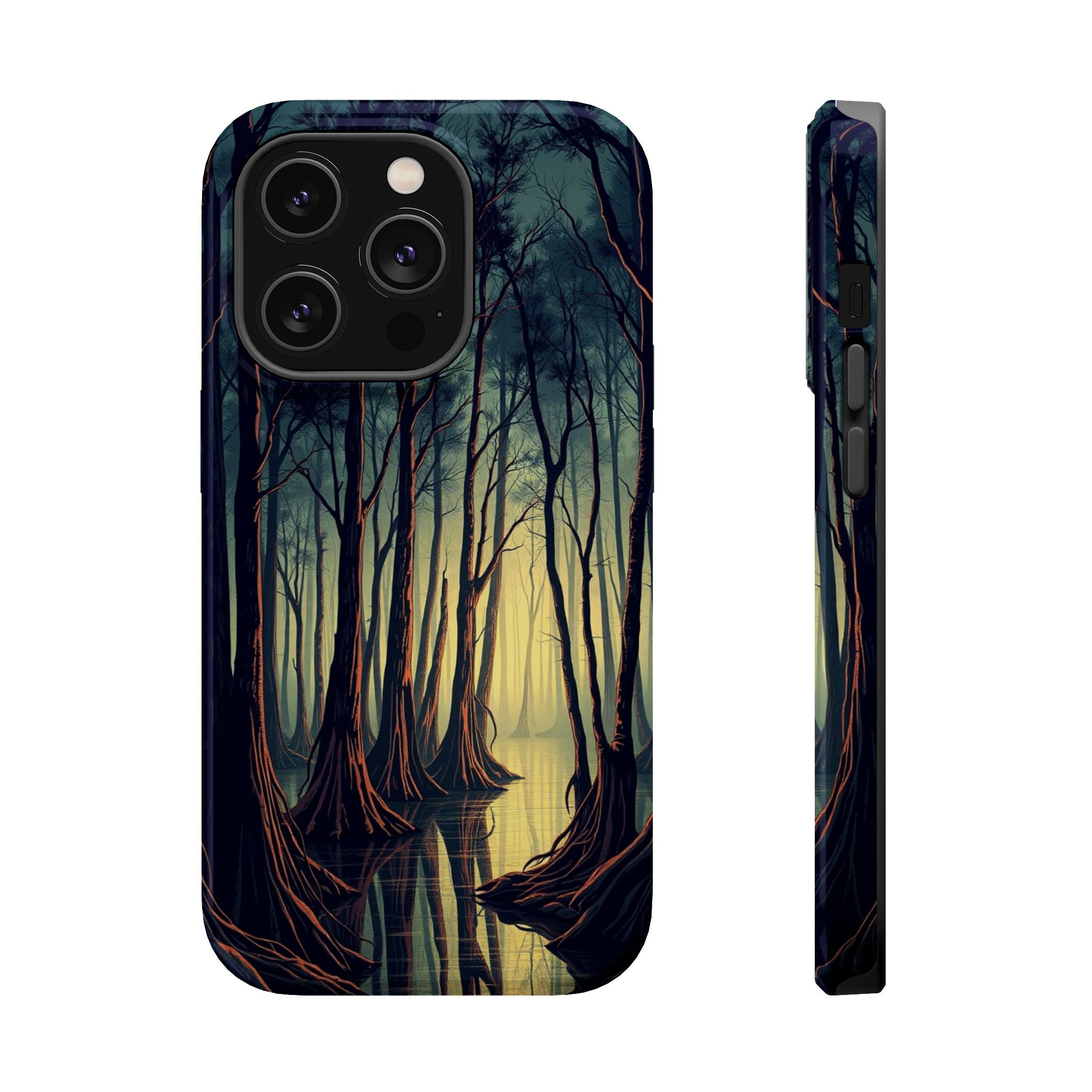 iPhone Cypress Swamp Cinematic Art Bold Modern Everyday Snap Case · iPhone Case