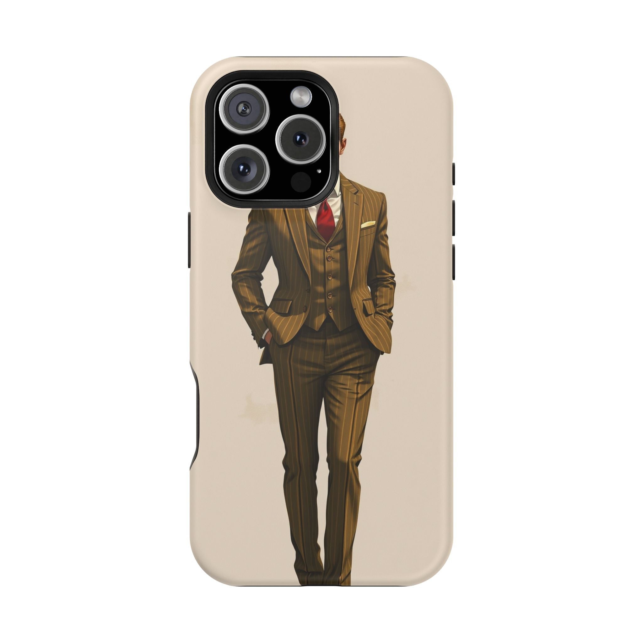 iPhone Pinstripe Suit Grunge Distressed Slim Everyday Designer Case · iPhone Cas