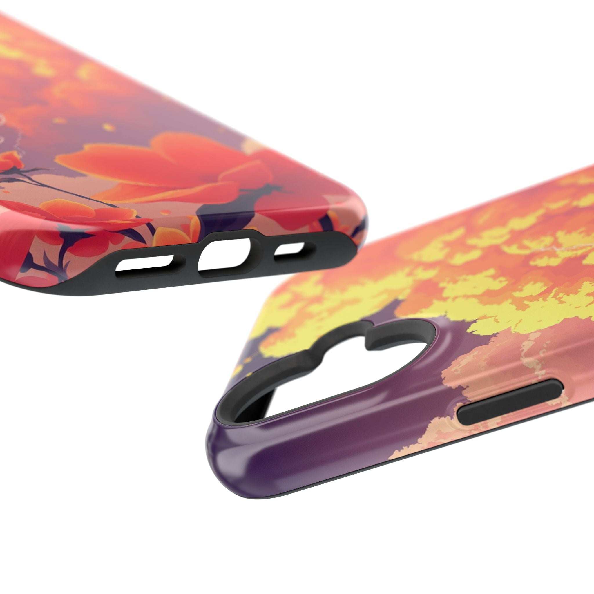 iPhone Sunset Amber And Peach Petal Storm Slim iPhone Everyday Designer · iPhone