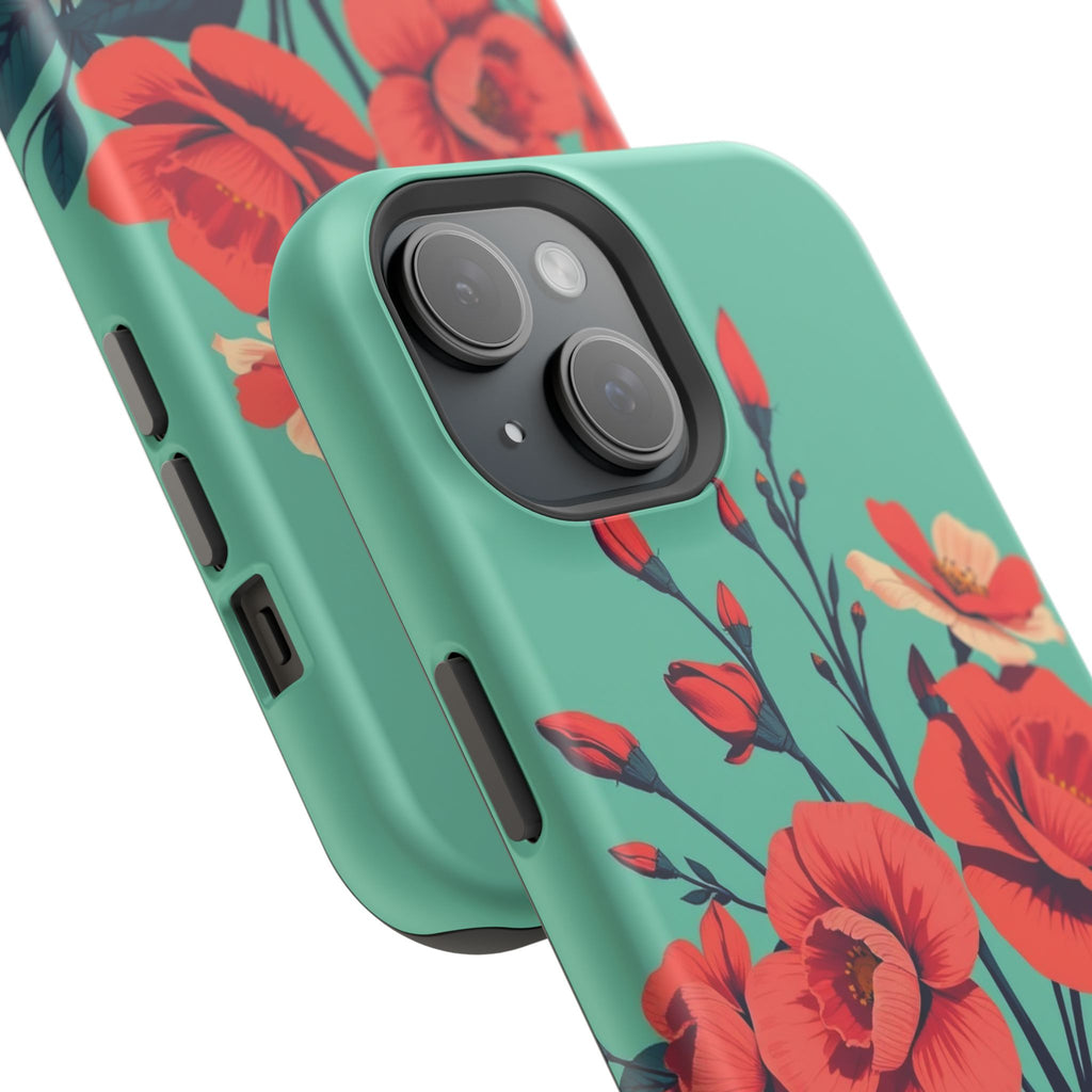 iPhone Pin-up Floral Cinematic Art Bold Modern Everyday Snap Case · iPhone Case