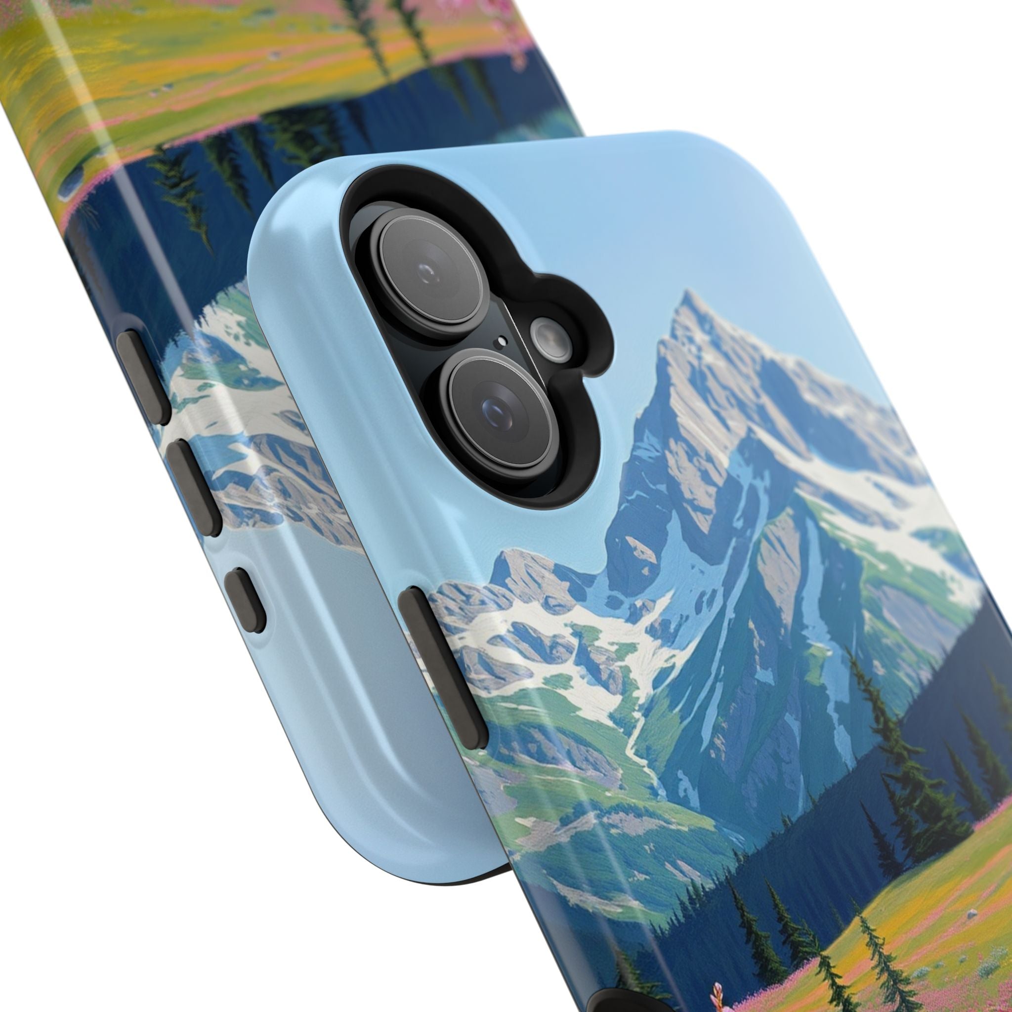 iPhone Earthy Alpine Meadow Design Bold Modern Everyday Snap Case · iPhone Case