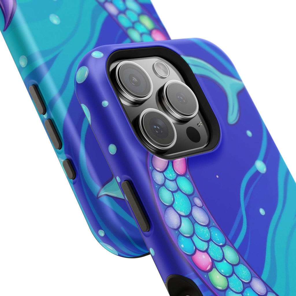 iPhone Mermaid Tail Swirl Kids Fun iPhone Phone Case Gift Artistic · iPhone Case