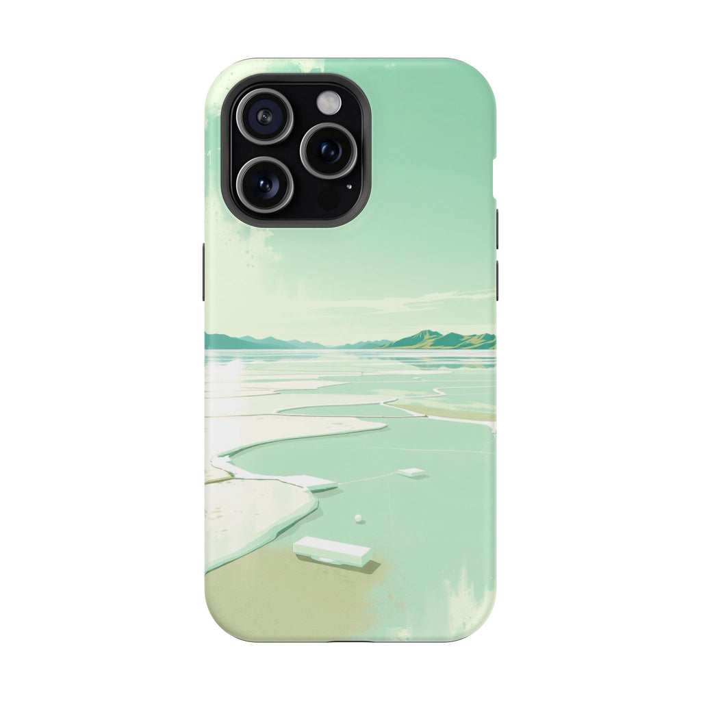 iPhone Vibrant Salt Flat Mirror Design Slim Everyday Designer Case · iPhone Case