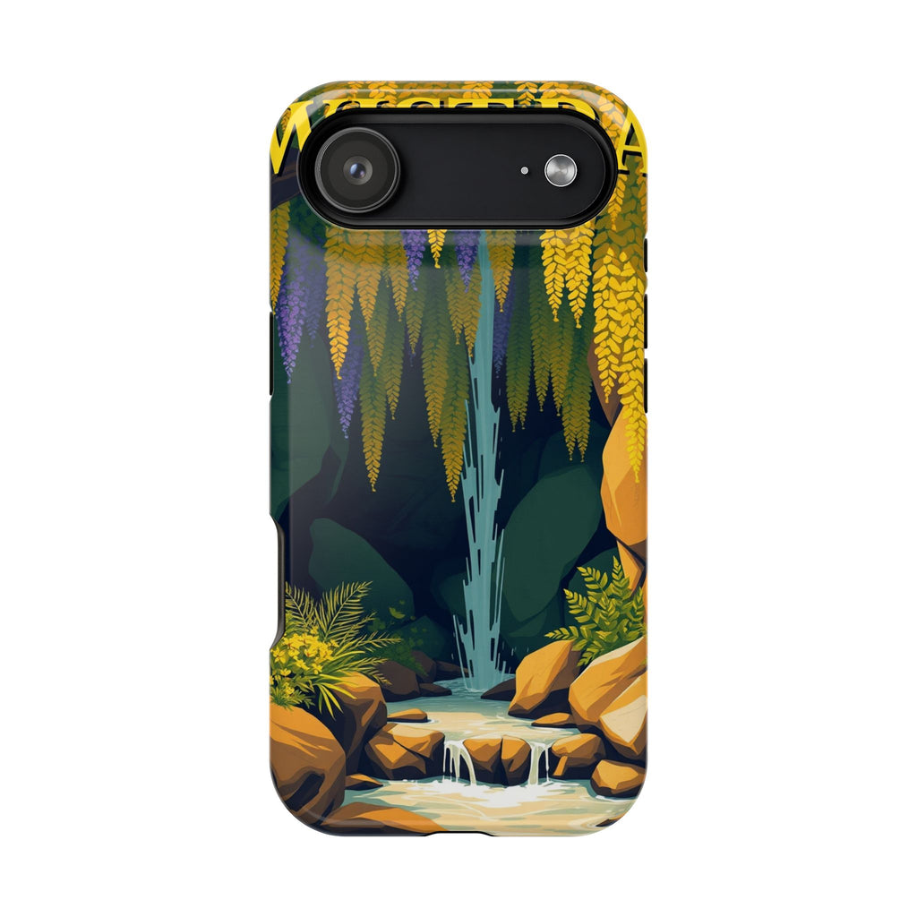 iPhone Wisteria Cascade Vintage Retro Poster Slim iPhone Everyday · iPhone Case