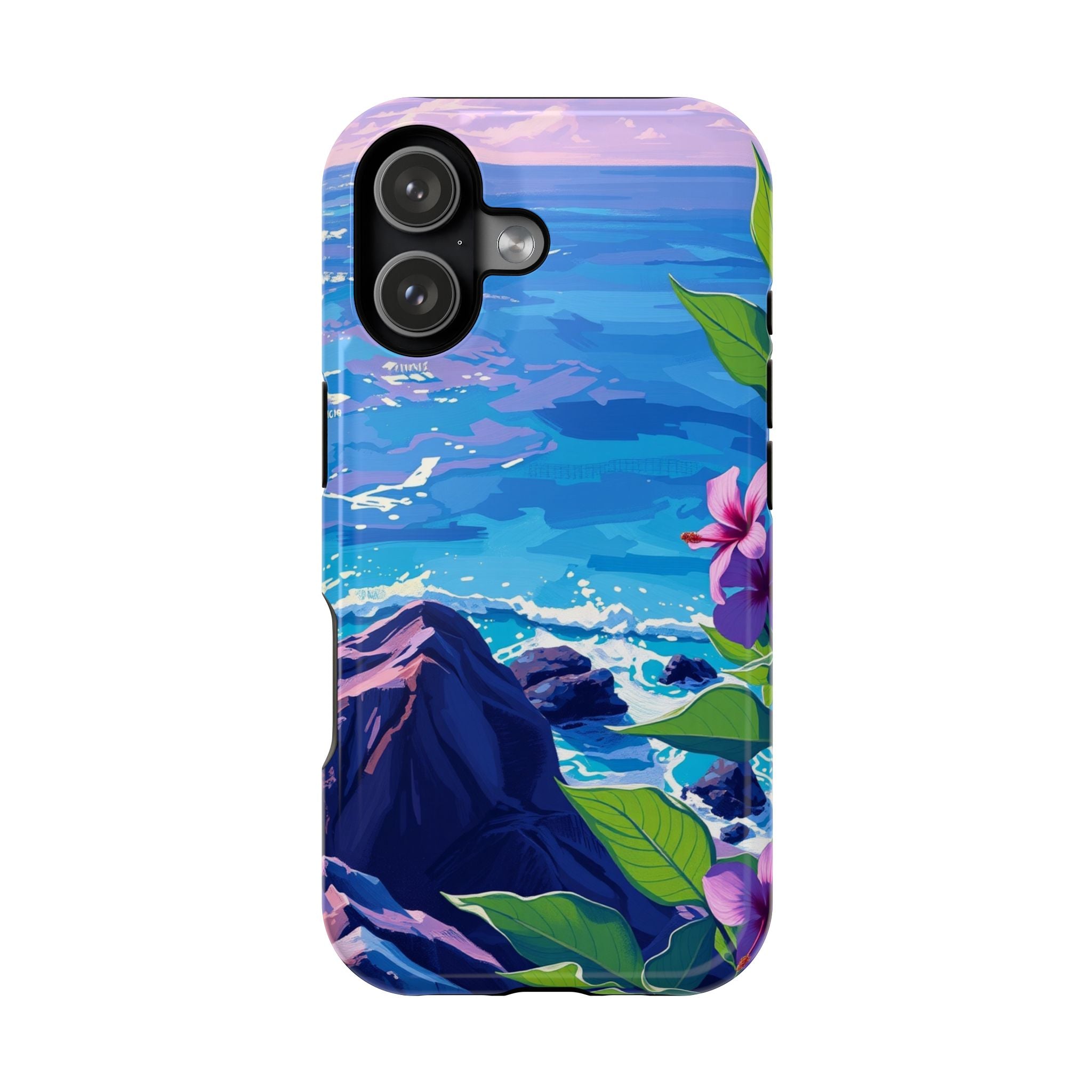 iPhone Hibiscus Coast Enchanted Art Slim Everyday Designer Case · iPhone Case