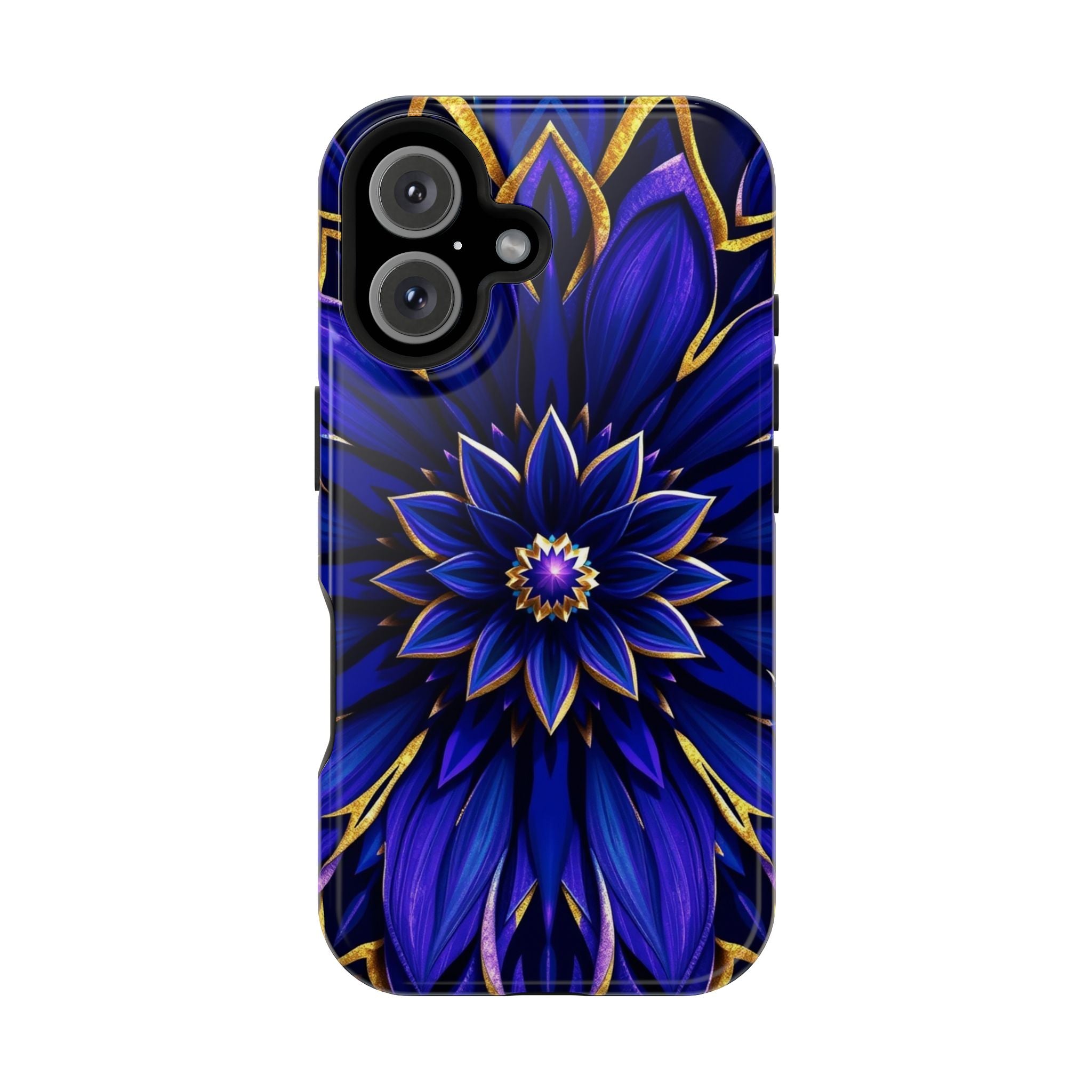 iPhone Floral Mandala Electric Art 14 Slim Everyday Designer Case · iPhone Case