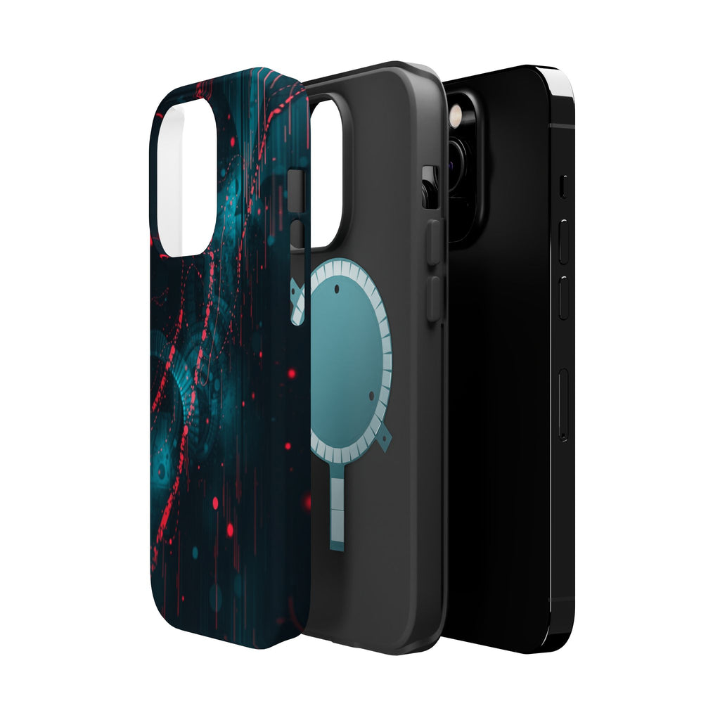 iPhone Digital Noise Cinematic Art Bold Modern Everyday Snap Case · iPhone Case