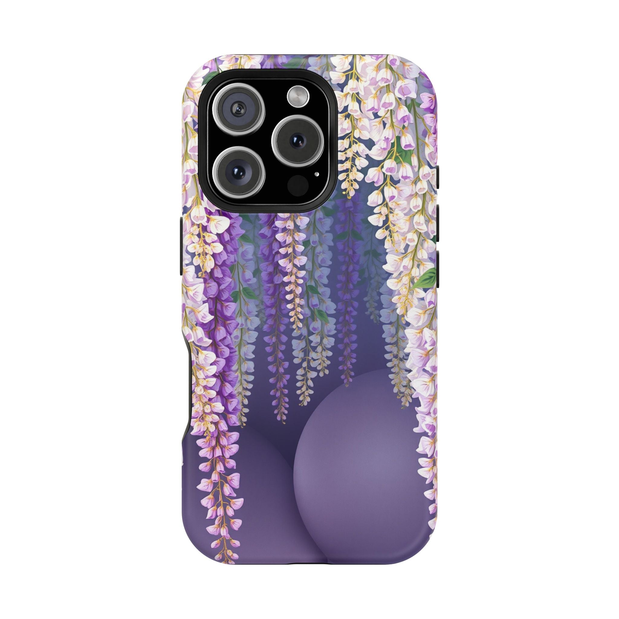 iPhone Mint And Blush Wisteria Cascade Slim Everyday Designer Case · iPhone Case