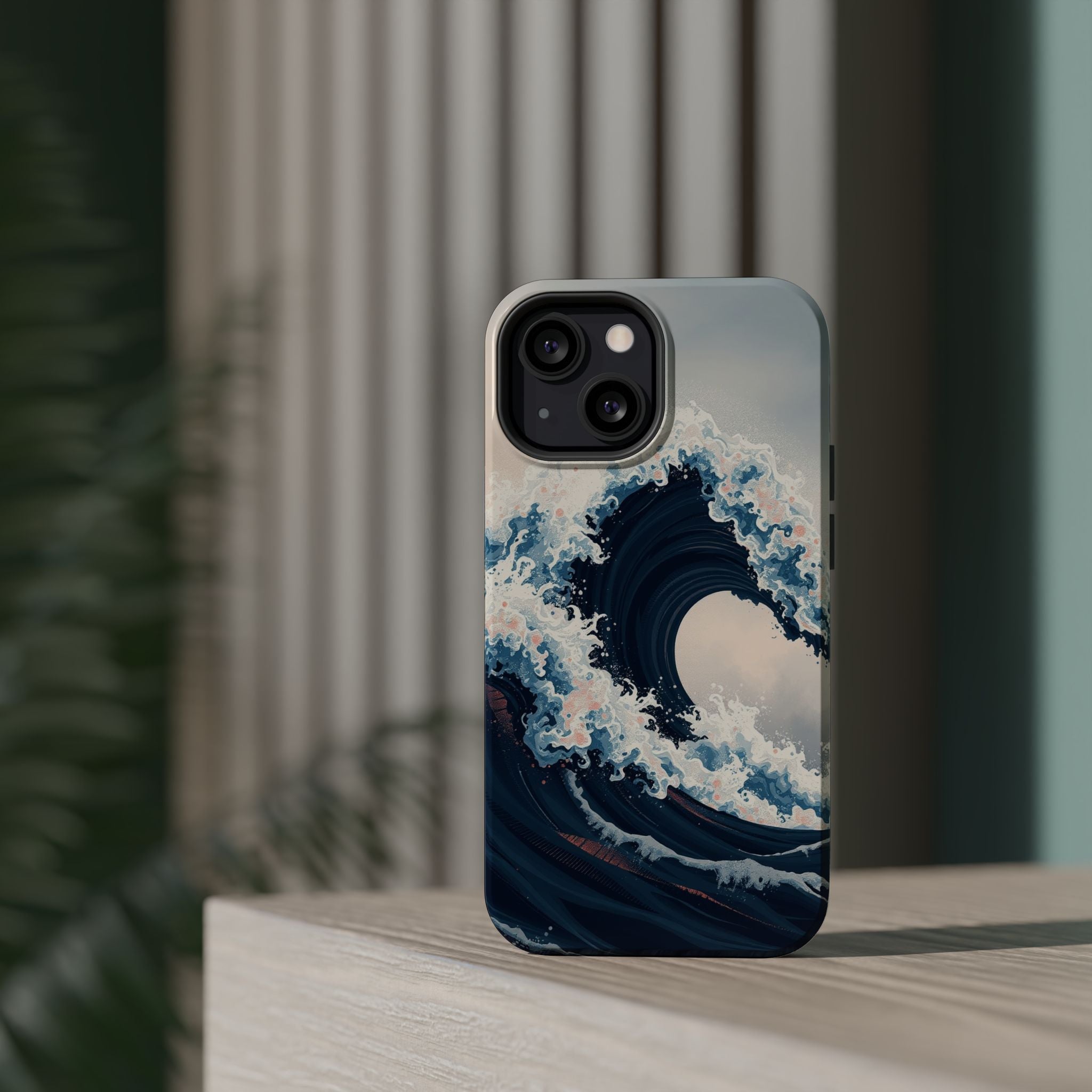 iPhone Ocean Wave Crash Grunge Distressed Slim iPhone Everyday Designer · iPhone