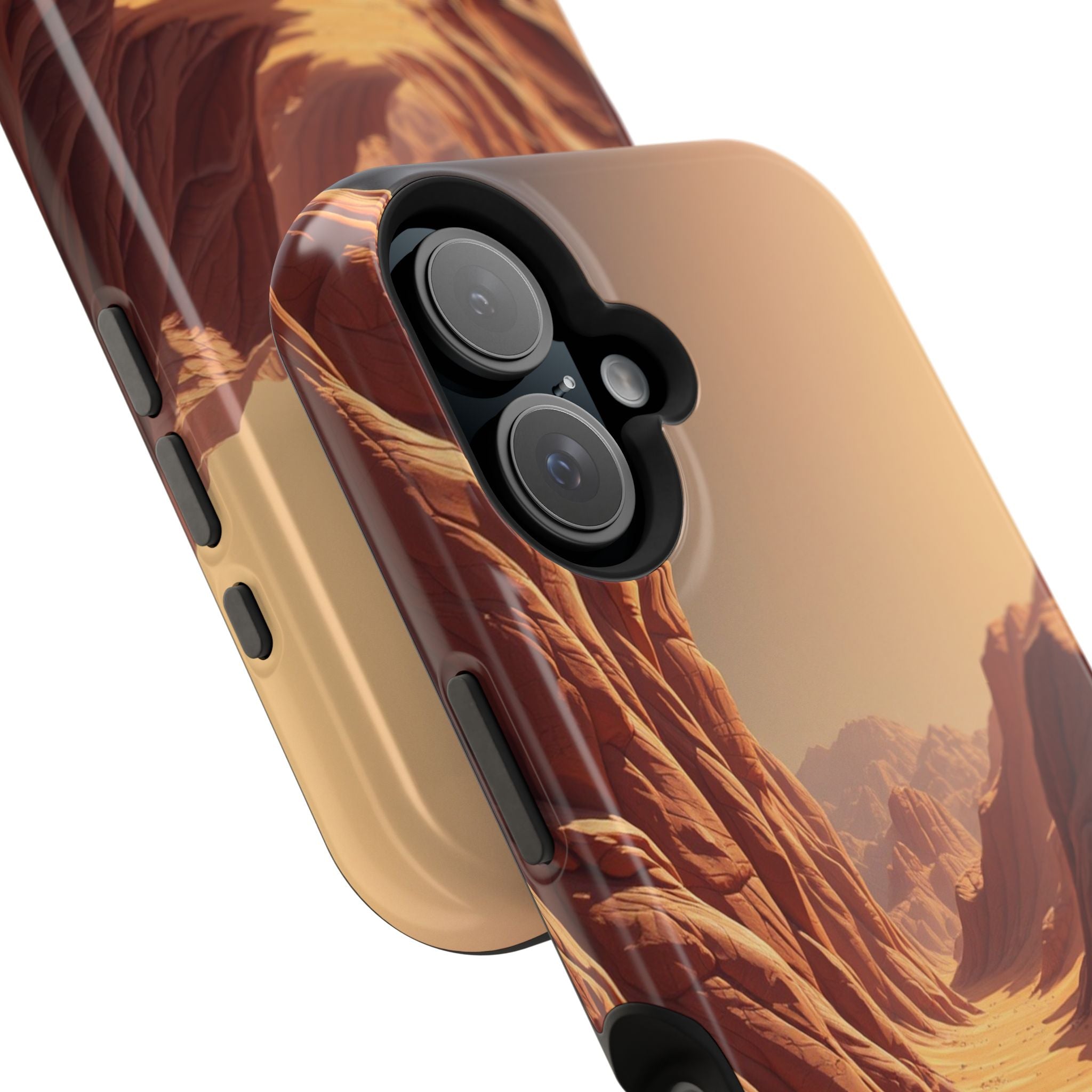 iPhone Burnt Orange And Sand Valley Floor Slim iPhone 20 Everyday · iPhone Case