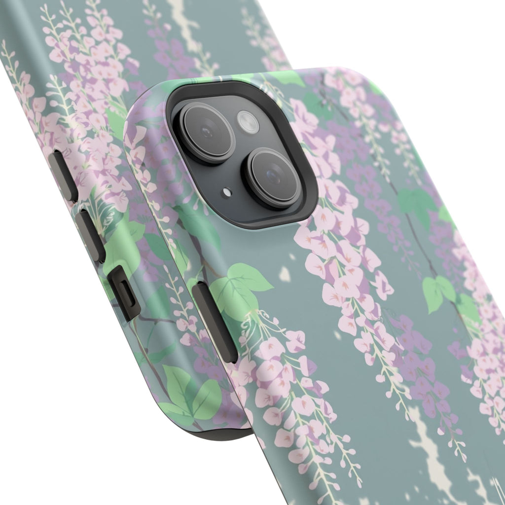 iPhone Dreamy Wisteria Cascade Design Slim Everyday Designer Case · iPhone Case