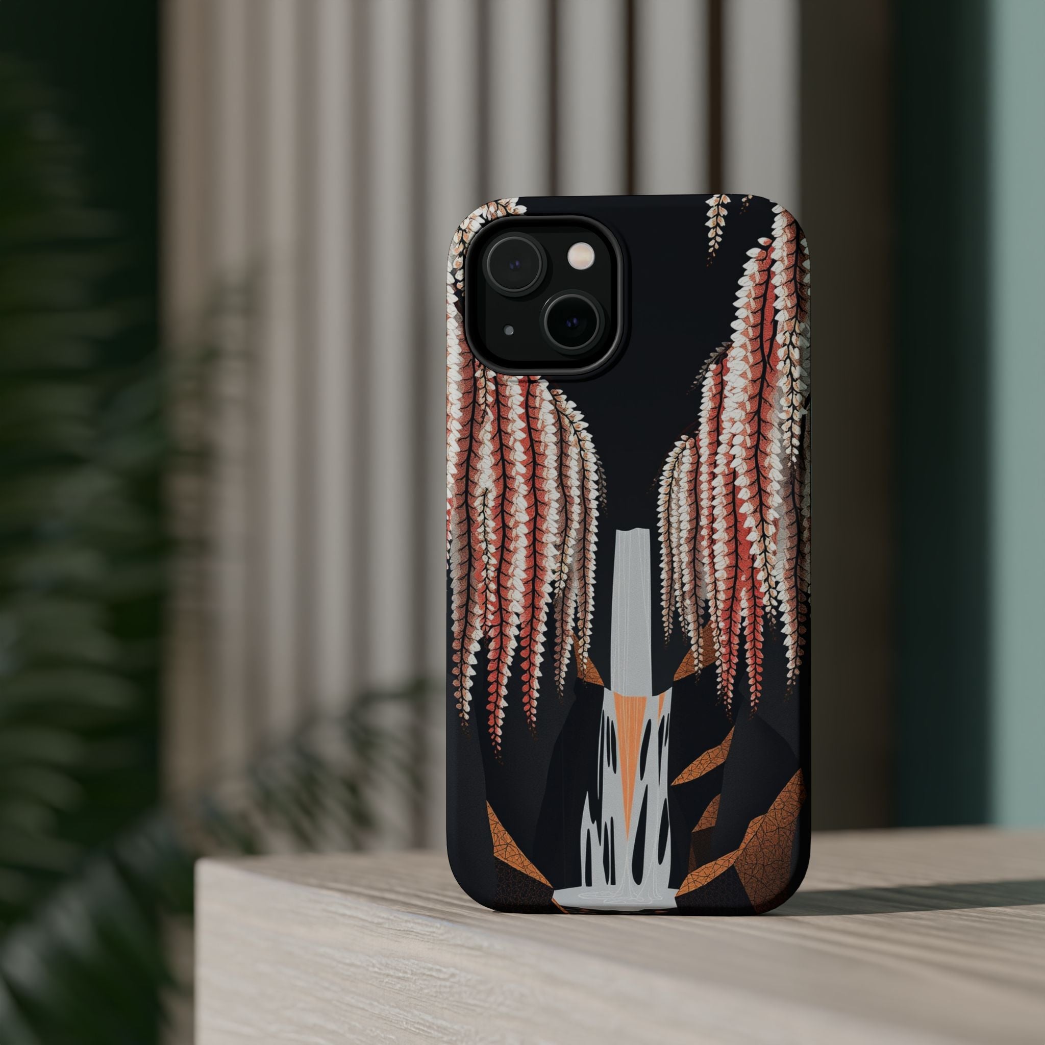 iPhone Earthy Wisteria Cascade Design Slim Everyday iPhone 10 Designer · iPhone