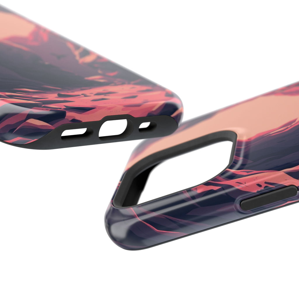 iPhone Rose Pink And Cream Dark Crystal Cave Slim Everyday Designer Case · iPhon