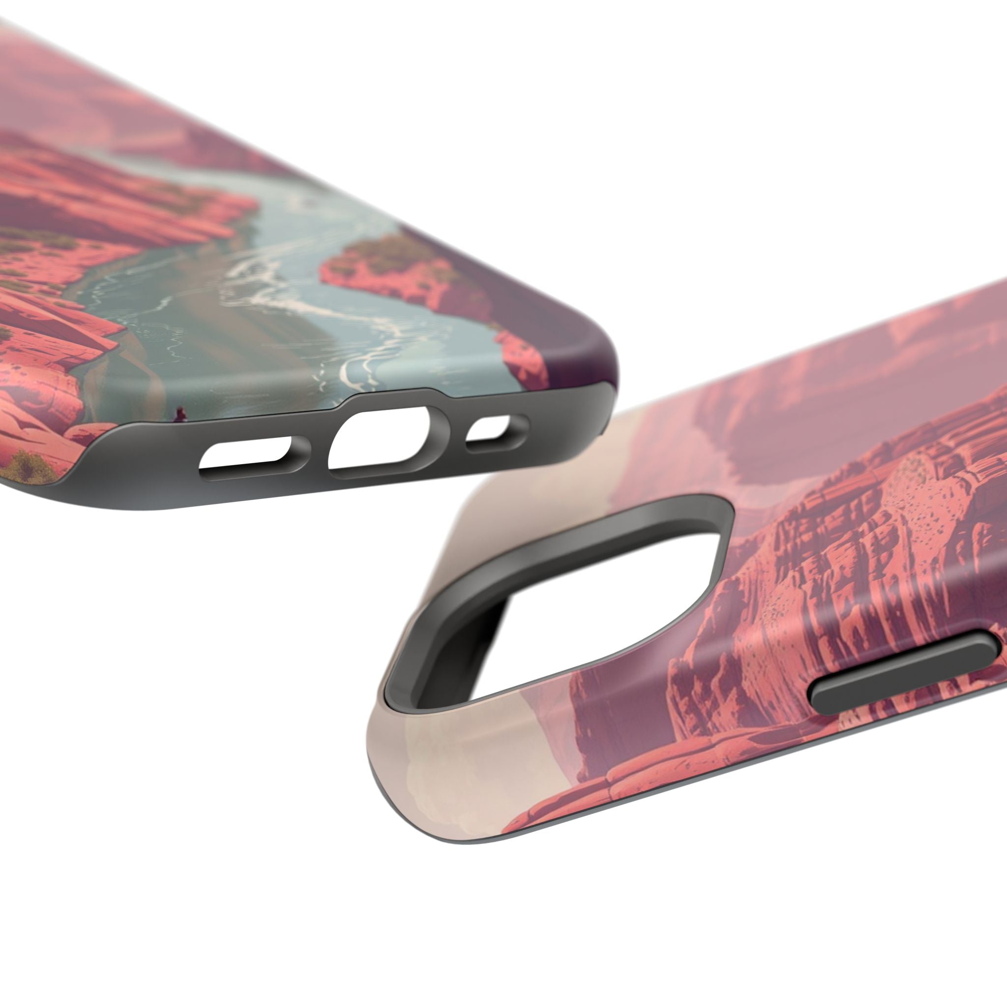 iPhone Rose Pink And Cream River Canyon Slim Everyday iPhone Designer · iPhone C