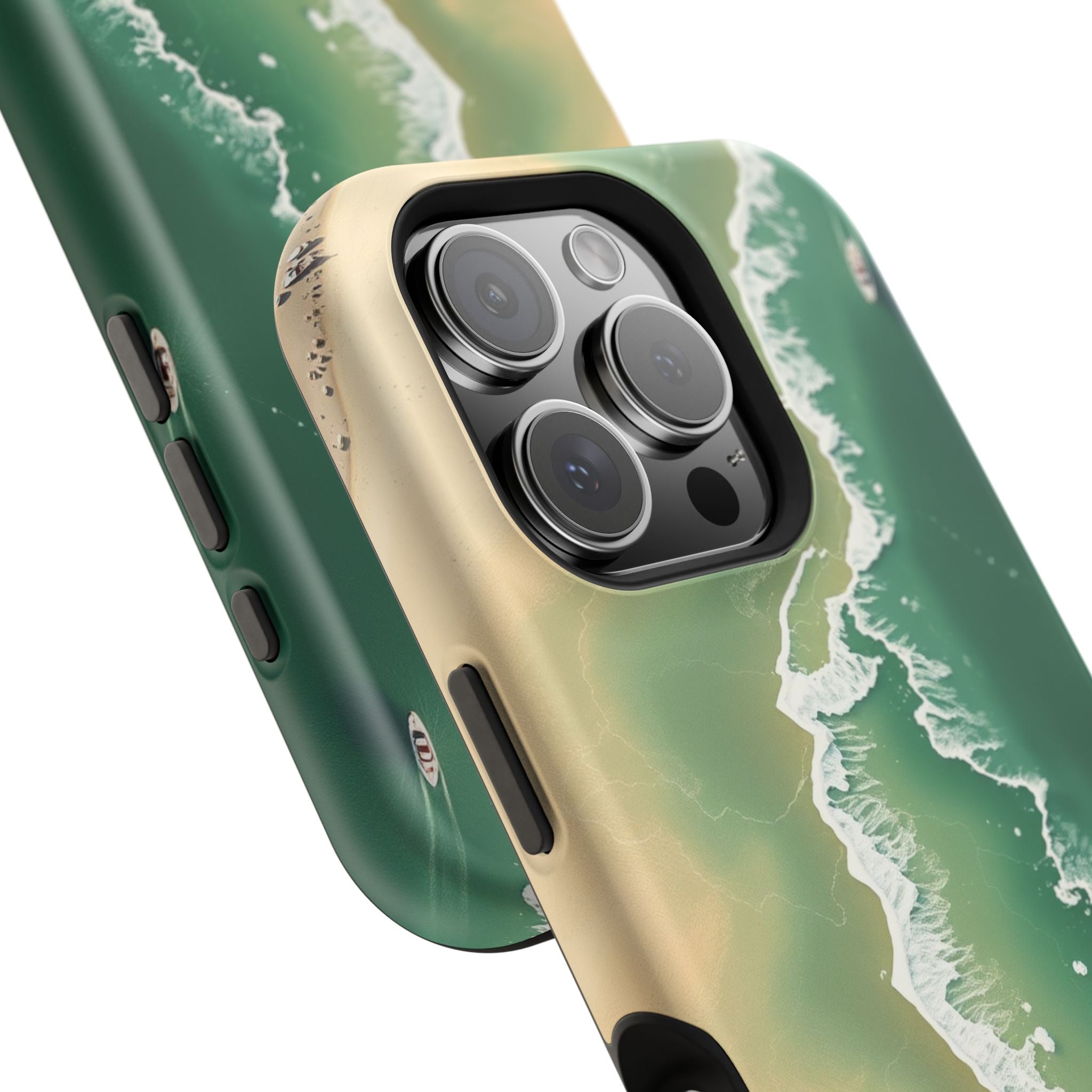 iPhone Shoreline Aerial Bold Art Bold Modern Everyday Snap Case · iPhone Case